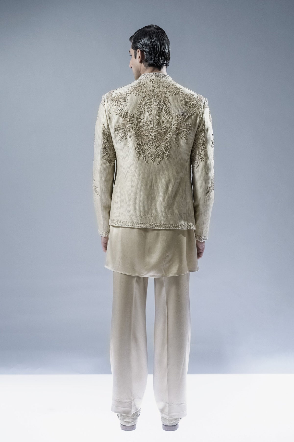 Solstice Embroidered Bandhgala Set