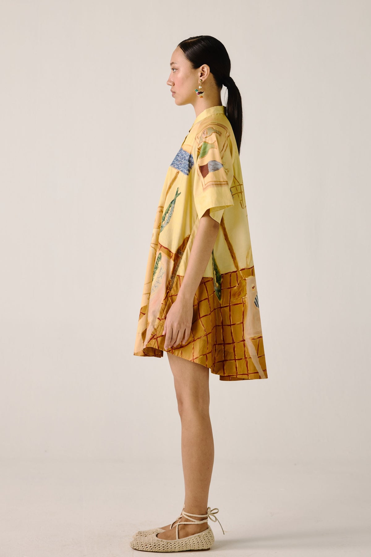 Fisherman A-line Dress