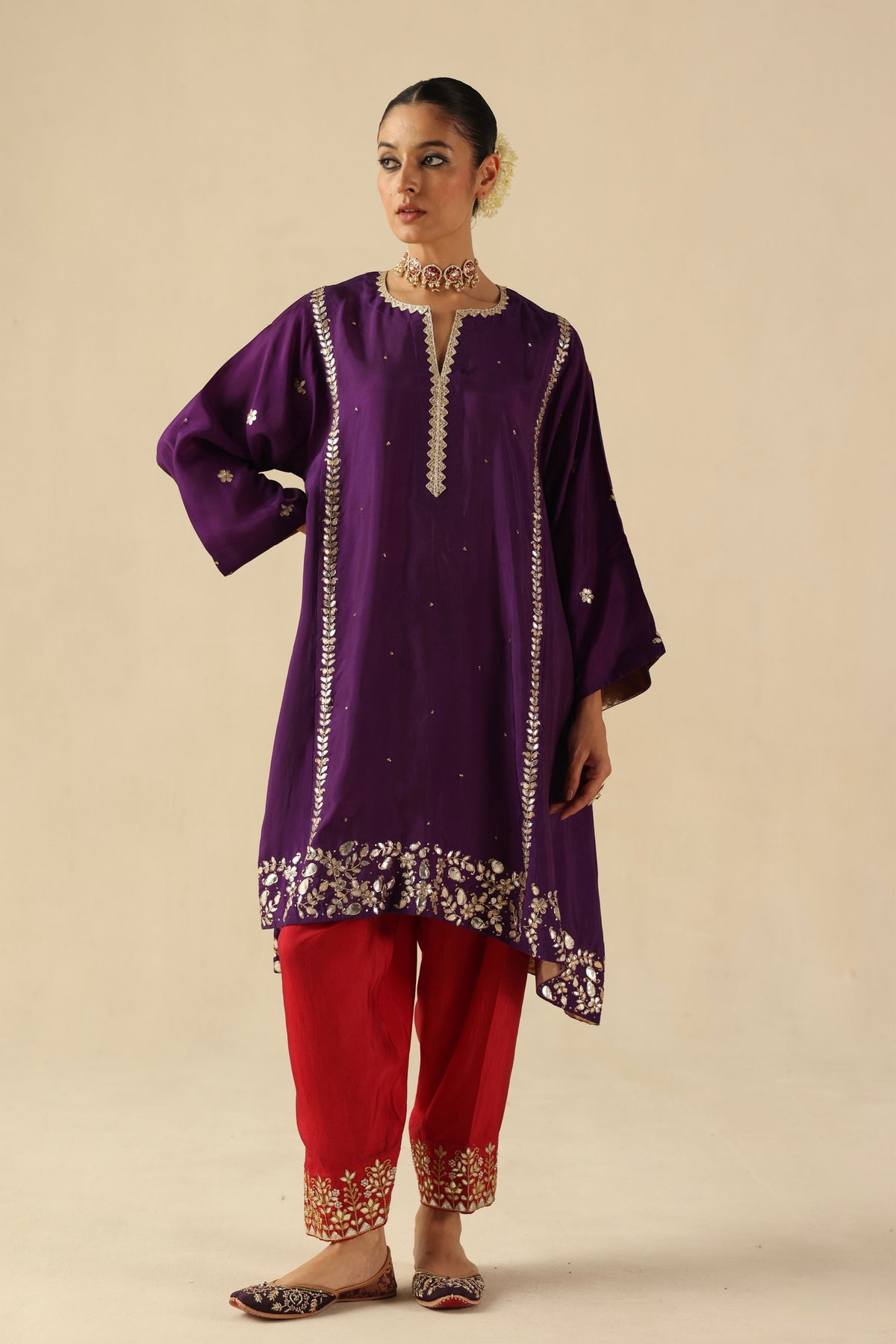 Purple Arzoo Kurta Set