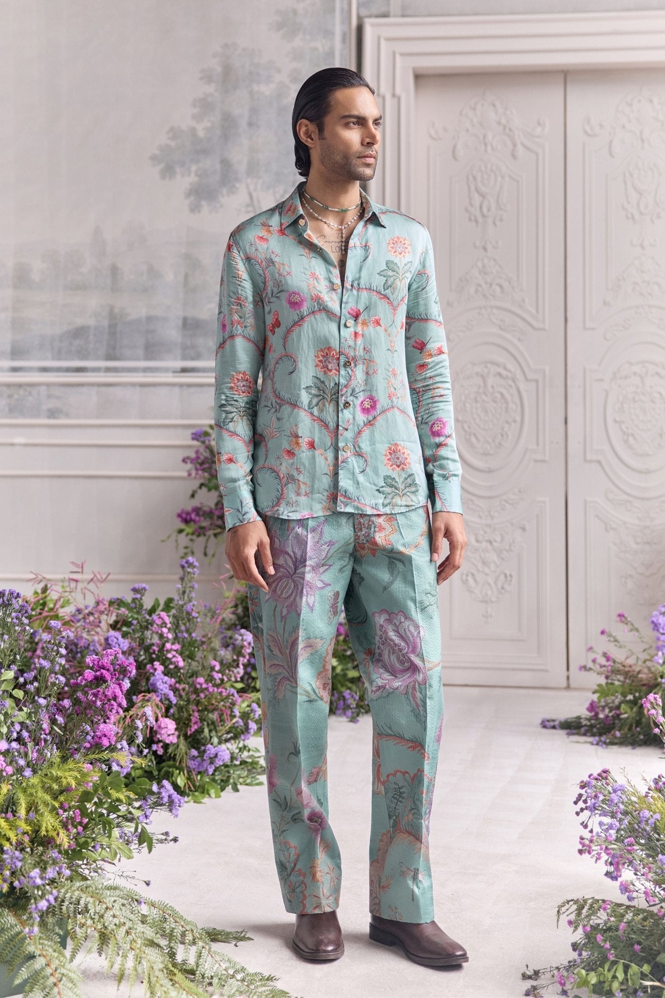 Nizar Shirt Set - Mahima Mahajan Menswear - Elahe