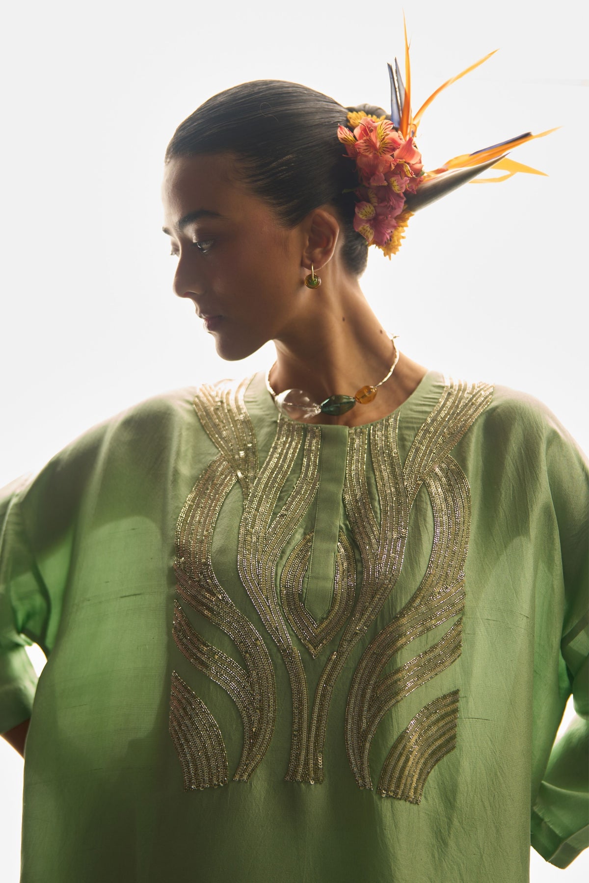 Mint Veil Kurta Set