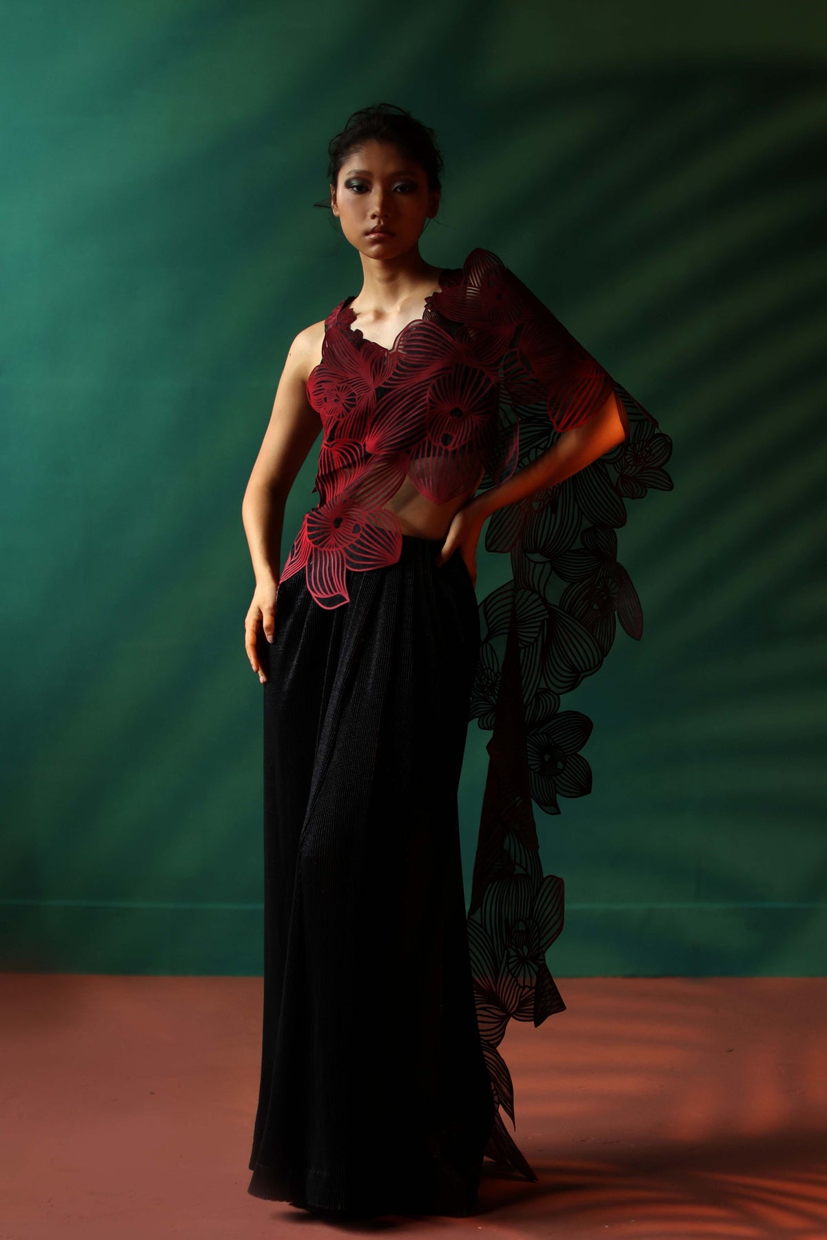 Orchid Gauze Saree