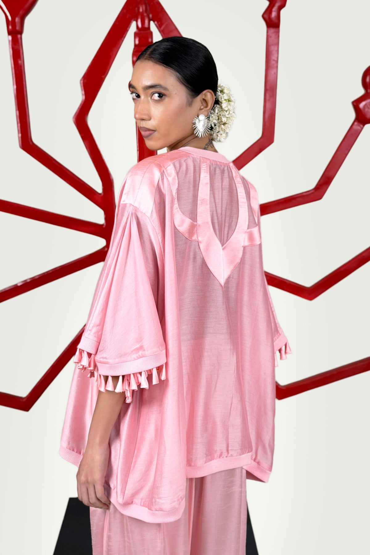 Flared Pink Co-Ord Set