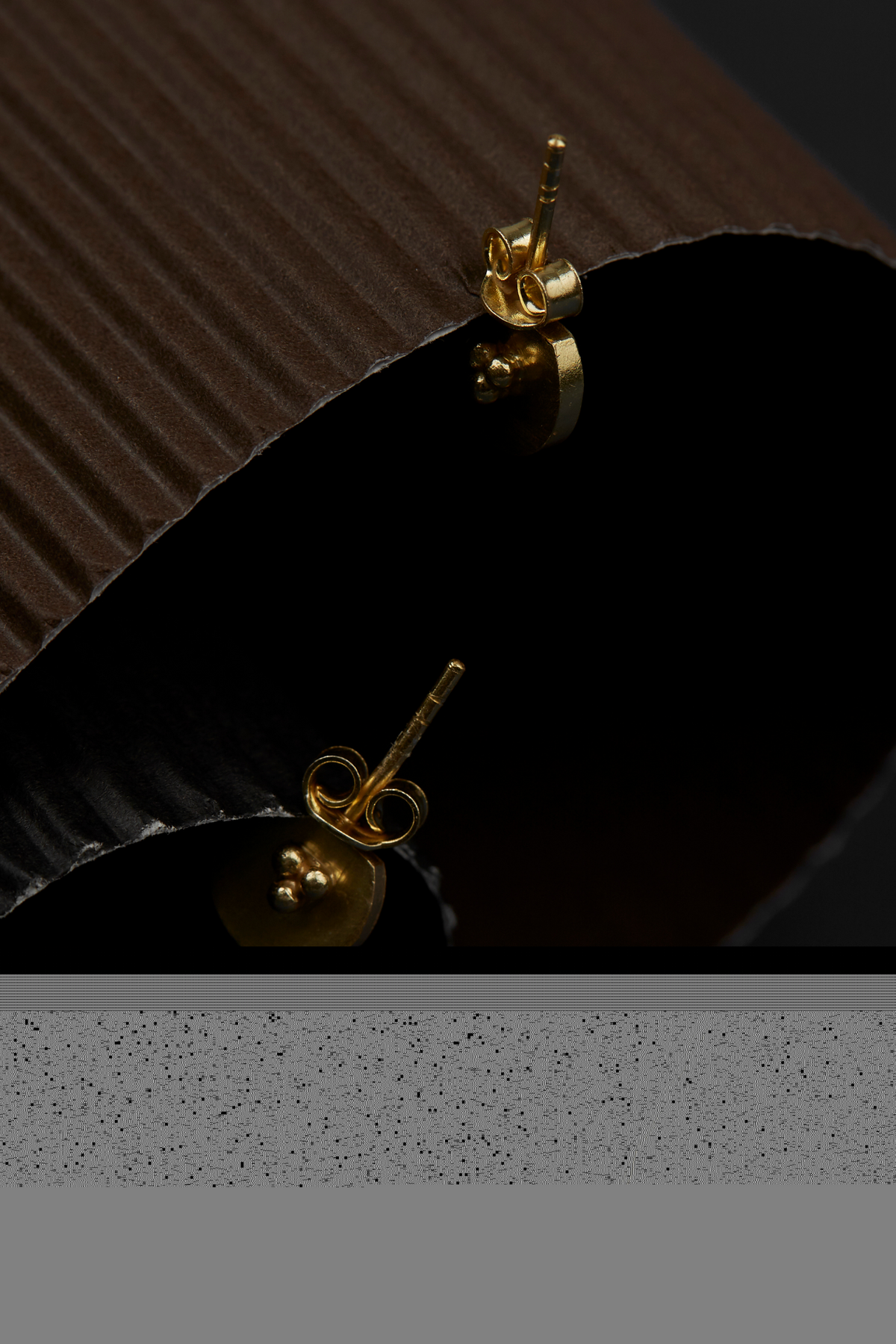 Ice Cream Earrings Gold