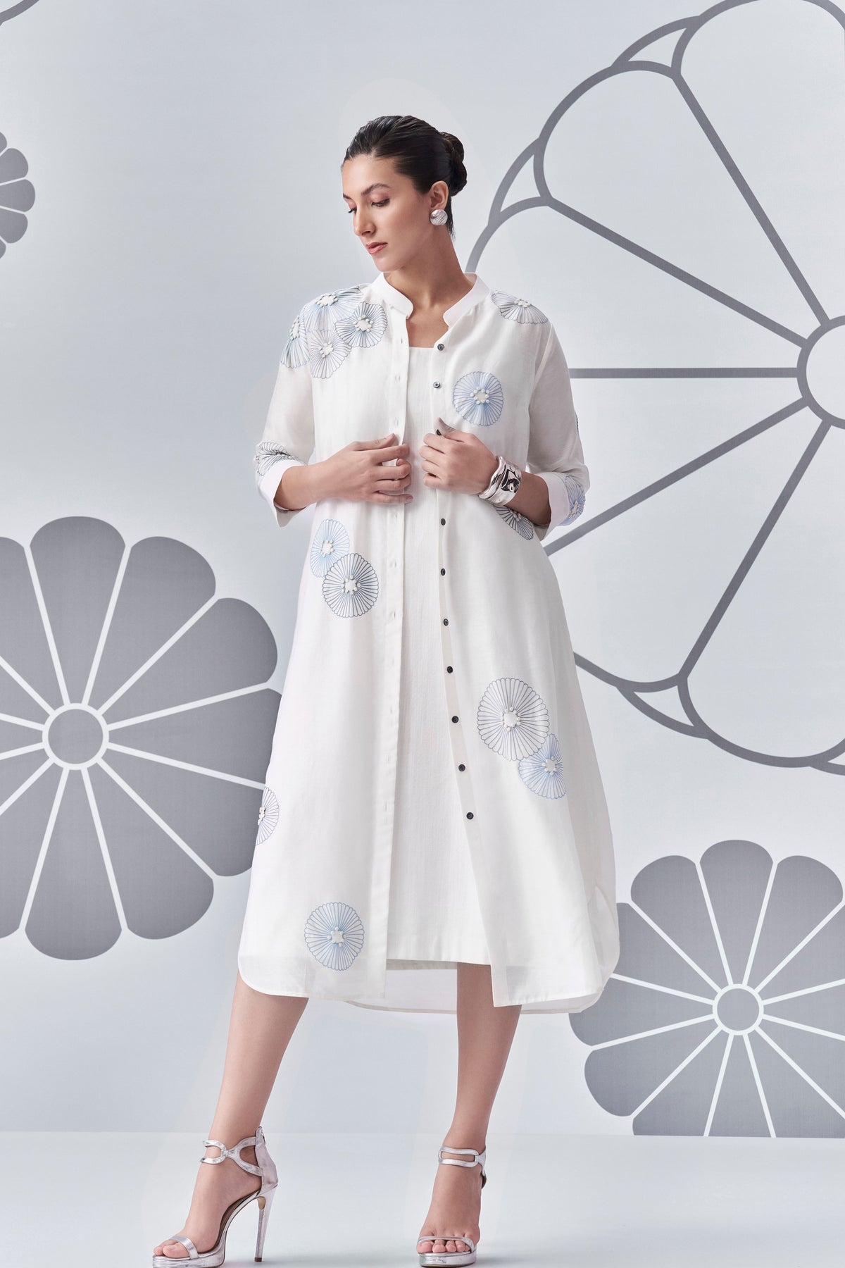 Ivory Applique Kurta