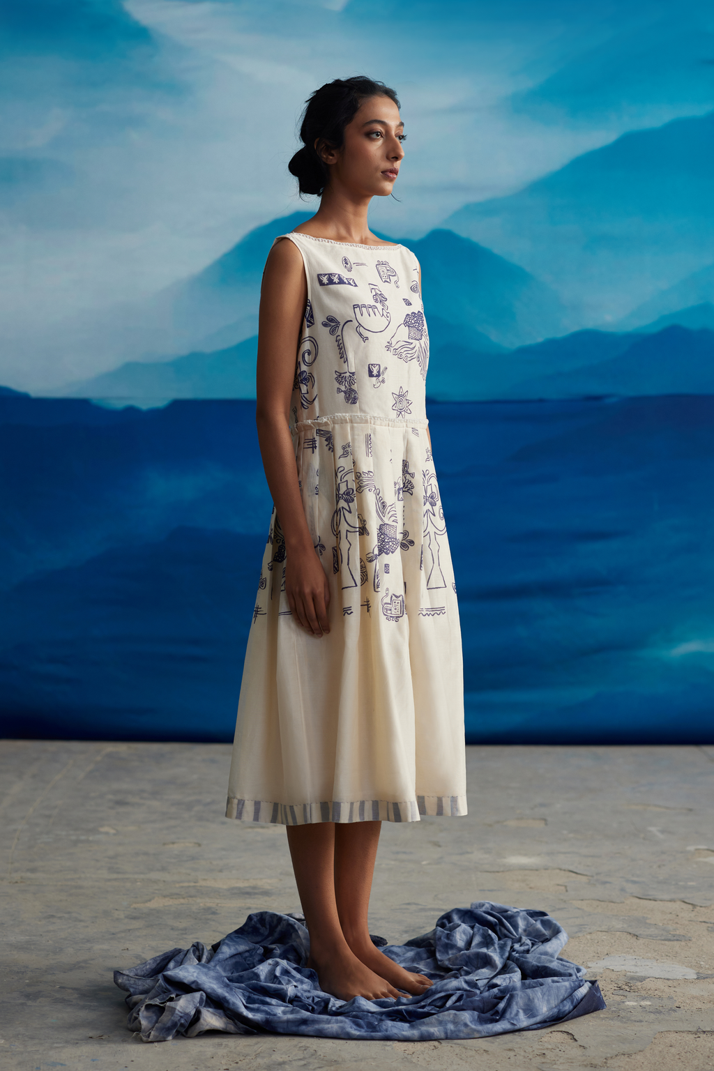 Ahmev - Pema Knife Pleat Dress