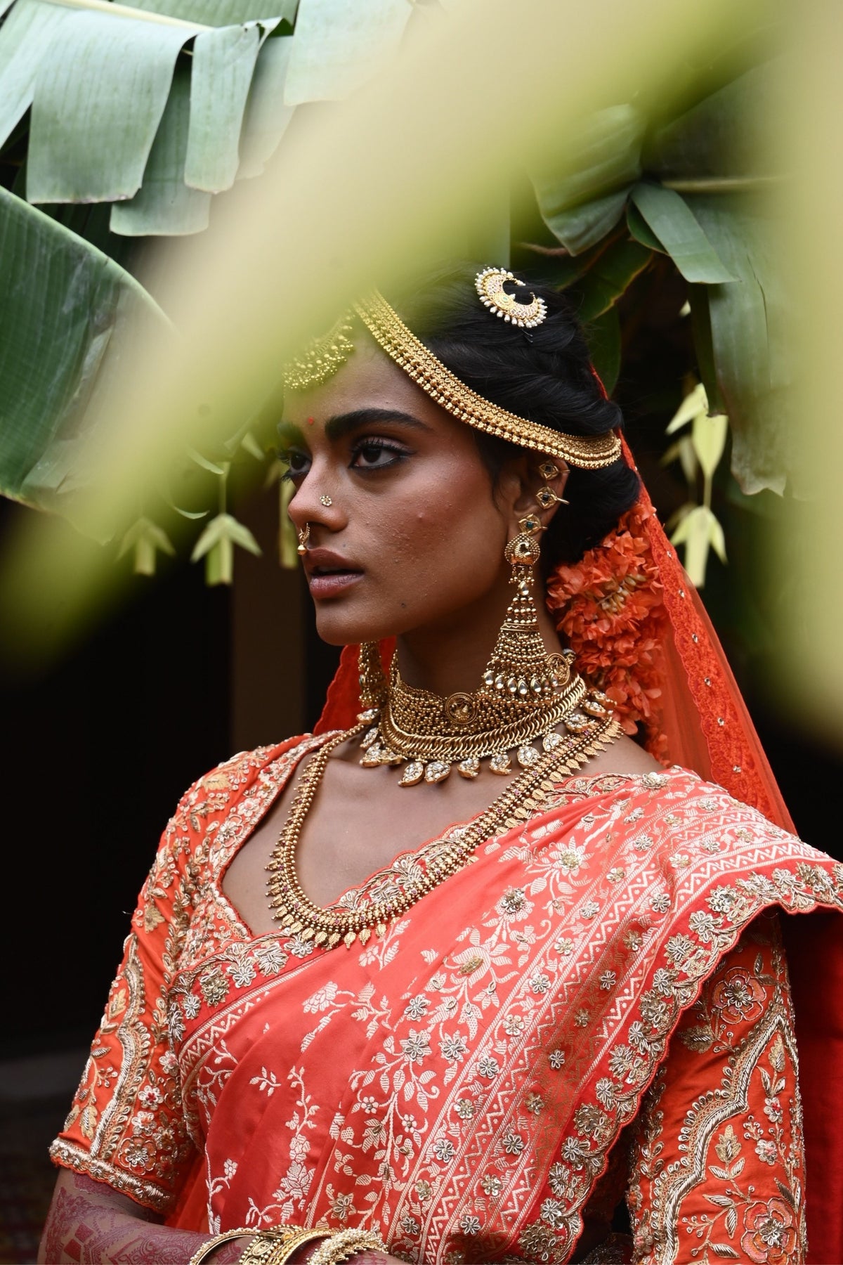 Shringar Orange Saree