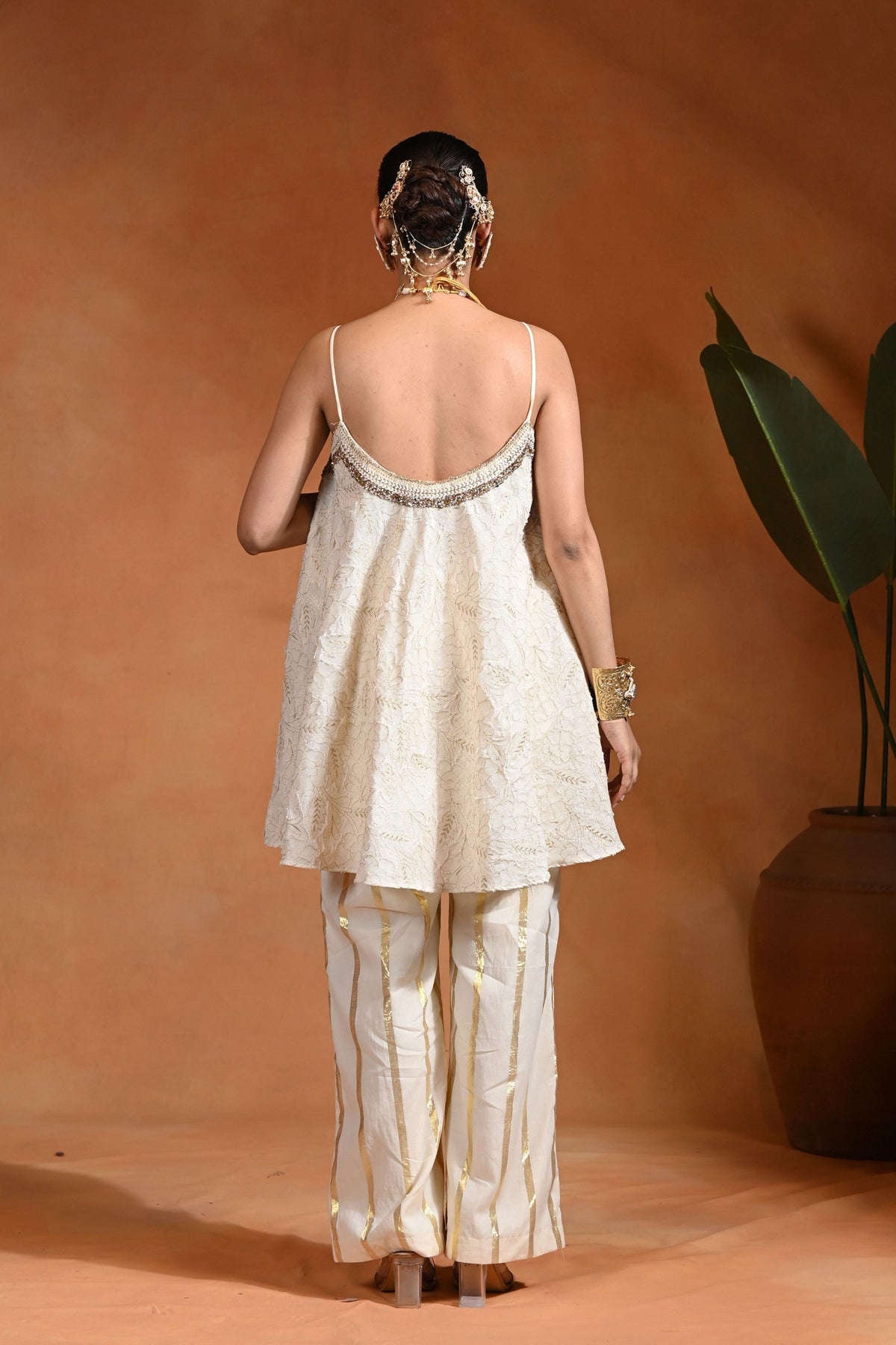 Antique Ivory Gold Set
