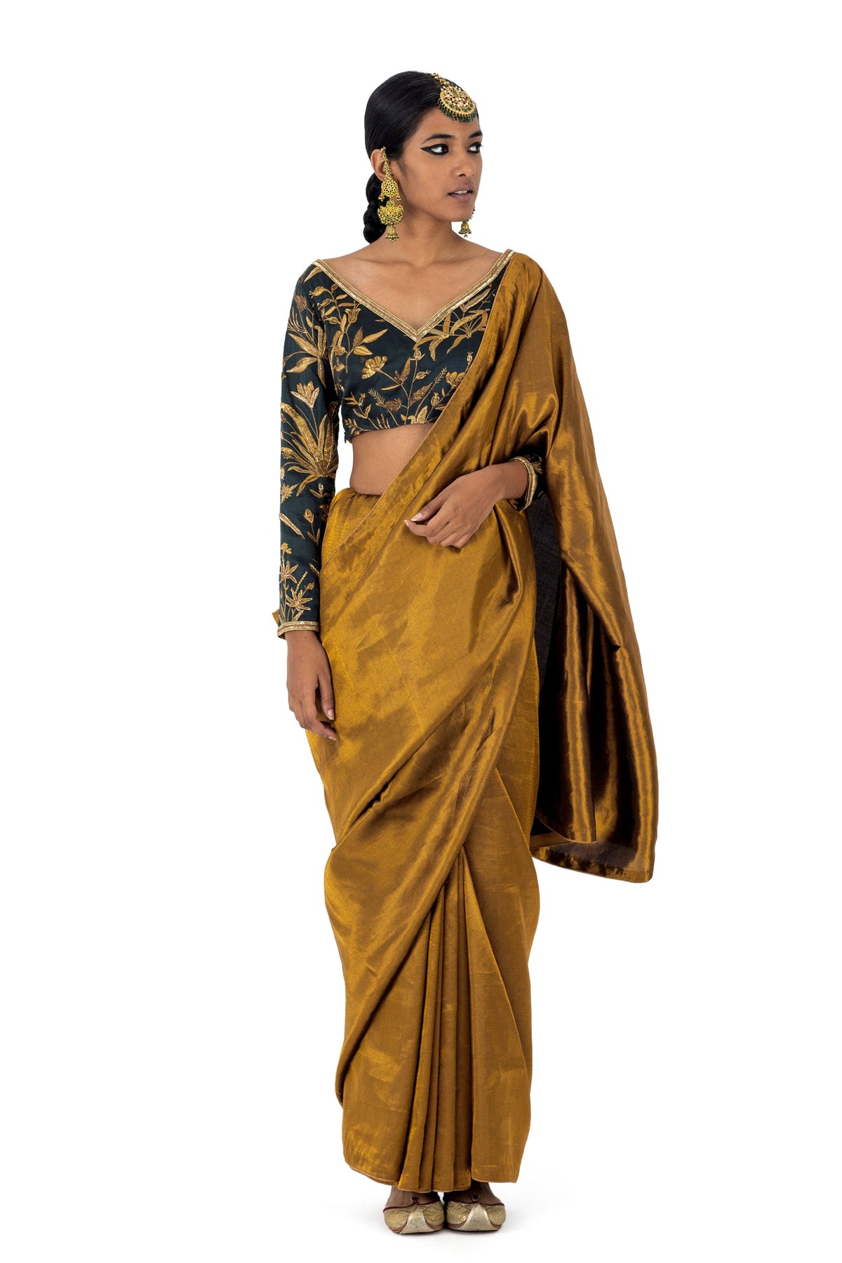 Sunehari Gold Saree