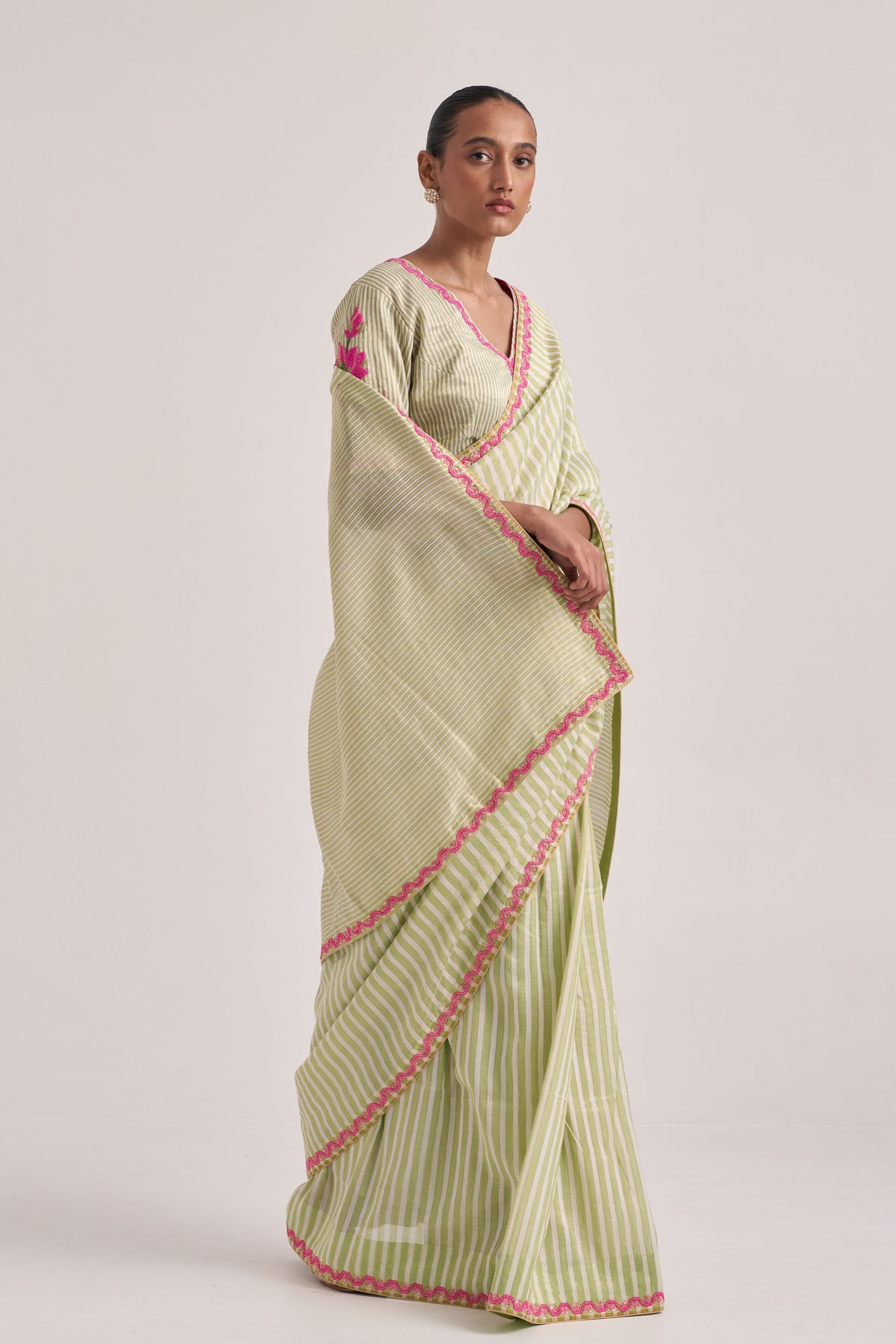 Mohini Green Saree