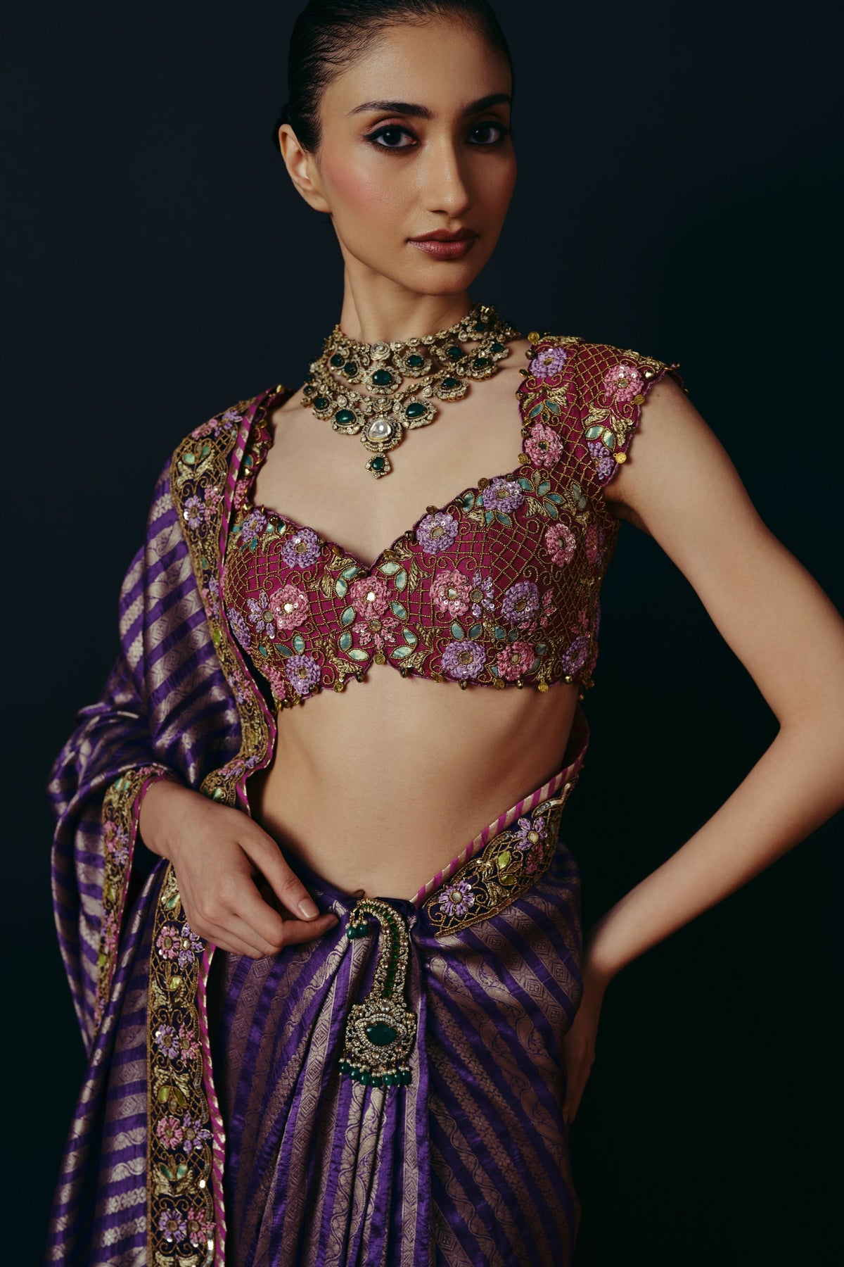 Nalini Saree Blouse Set