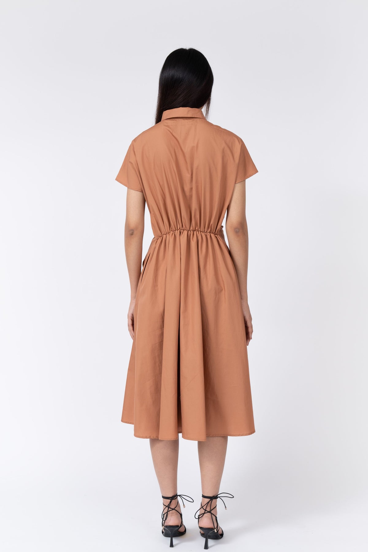 Caramel Wrap Dress