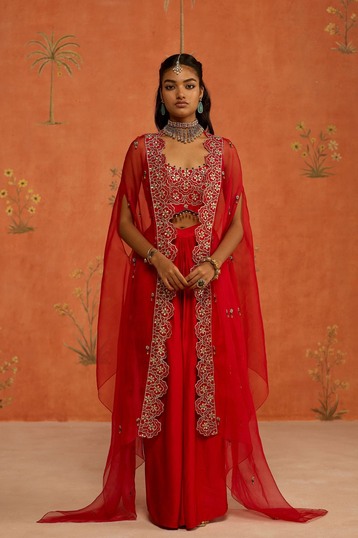 Damini Cape Set