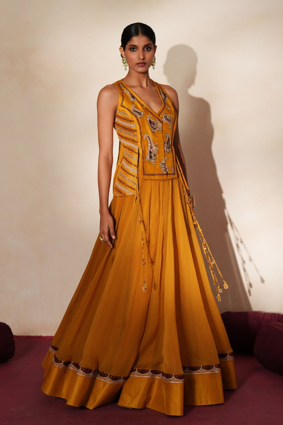 Morchakra Lehenga Set