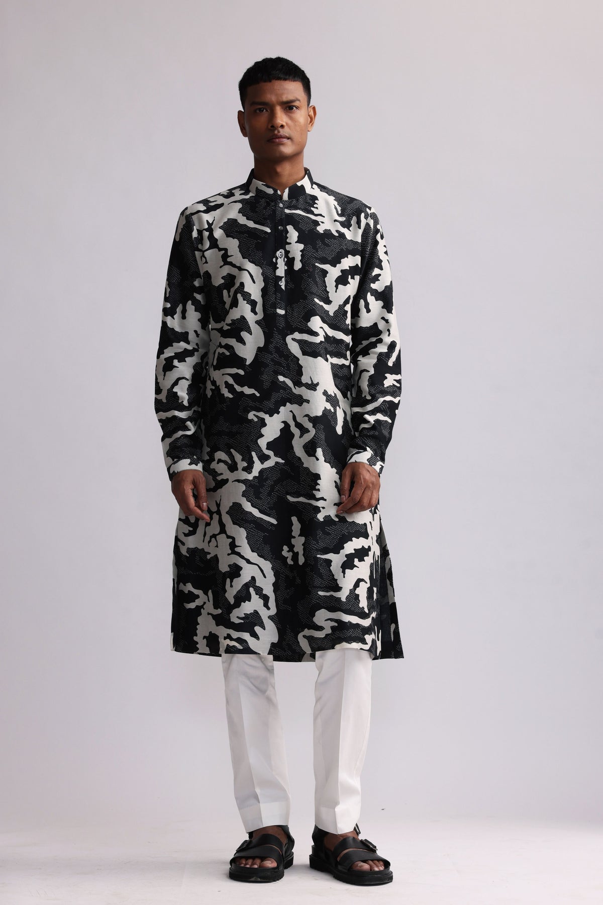 Shadow Camo Black Kurta