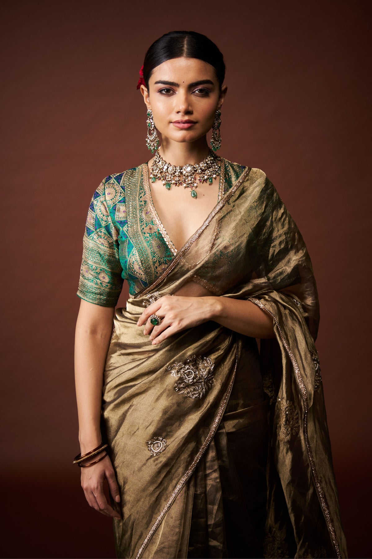 Noor boota Saree Set