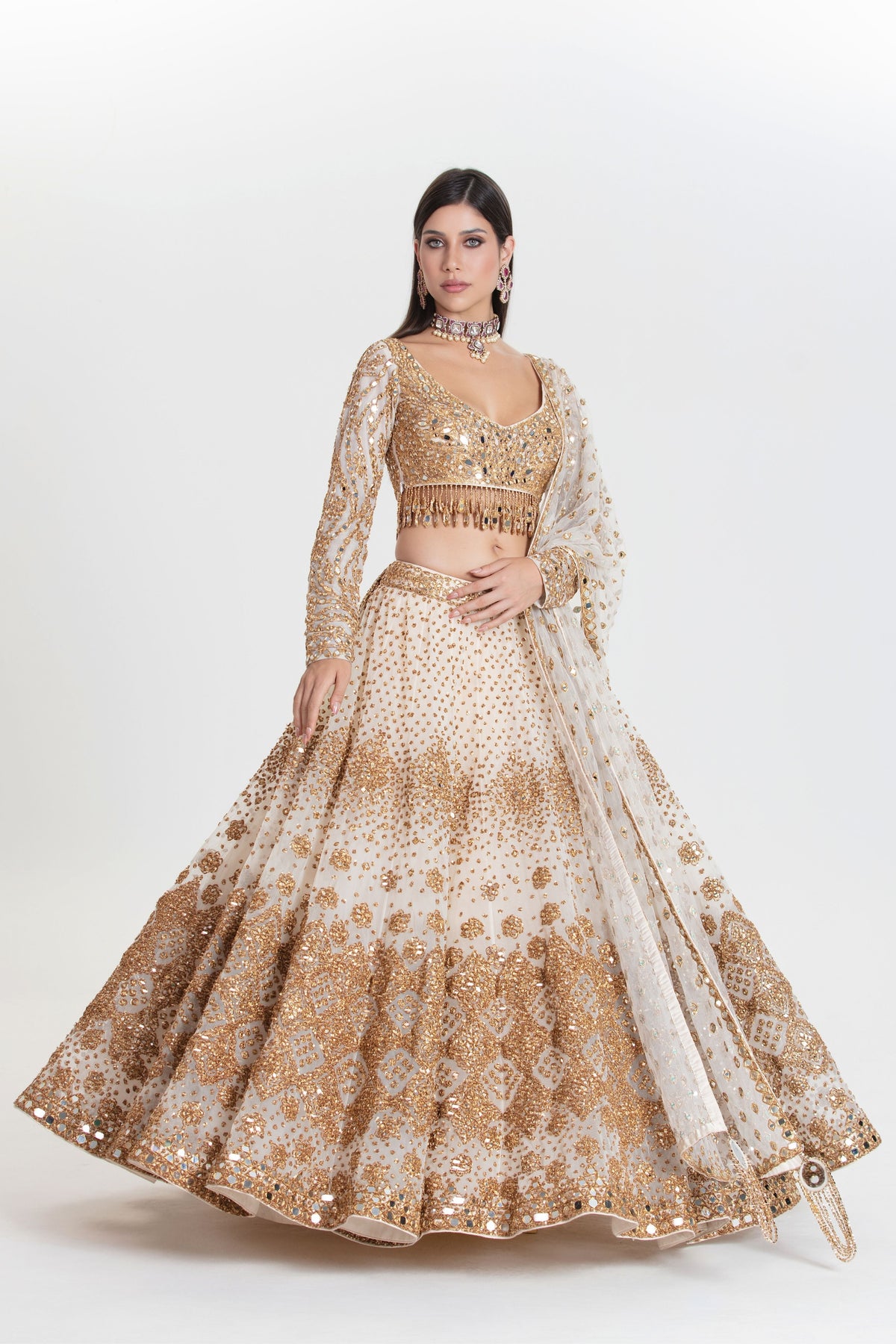 Mogra Love Lehenga Set