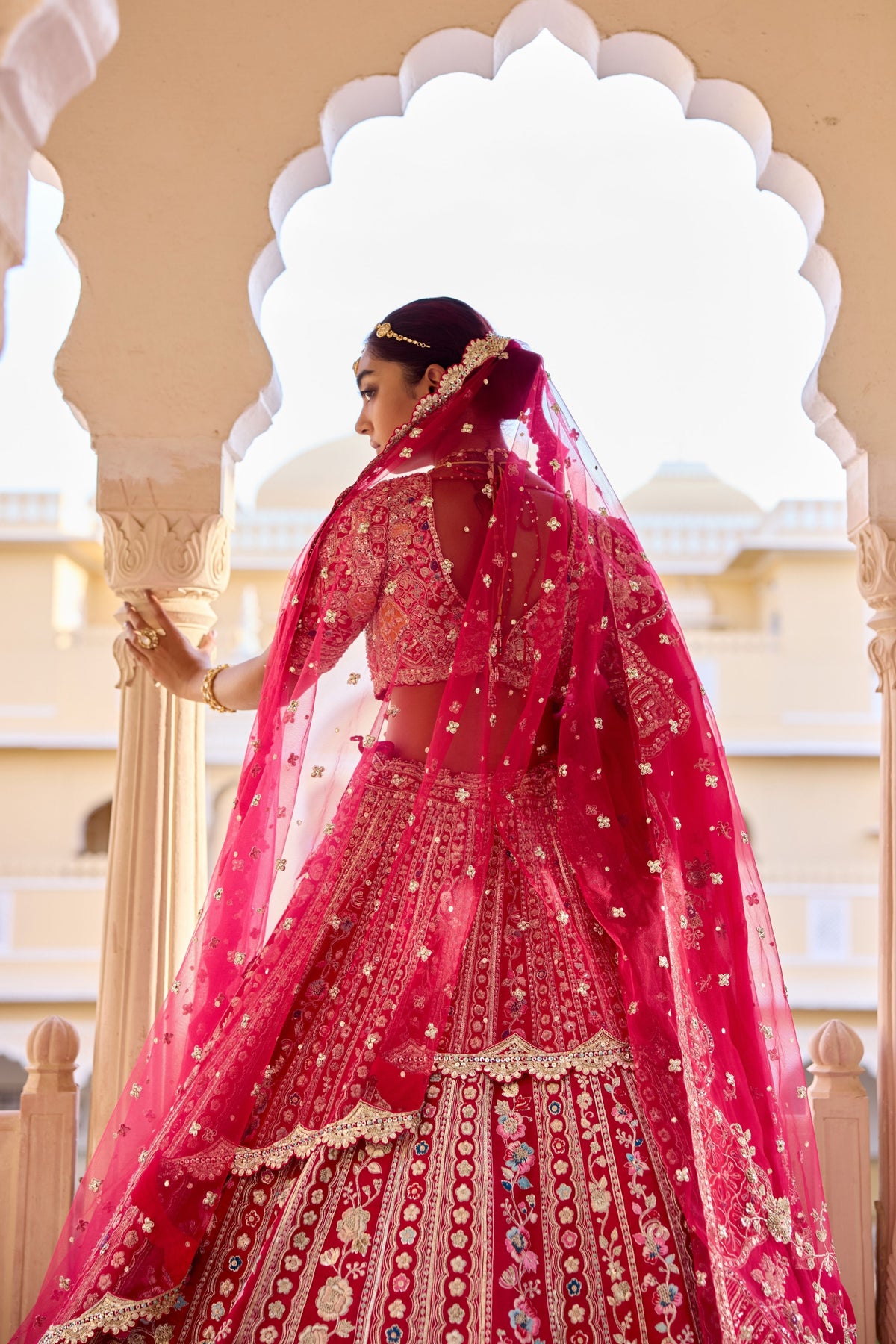 Ruby Bridal Lehenga Set