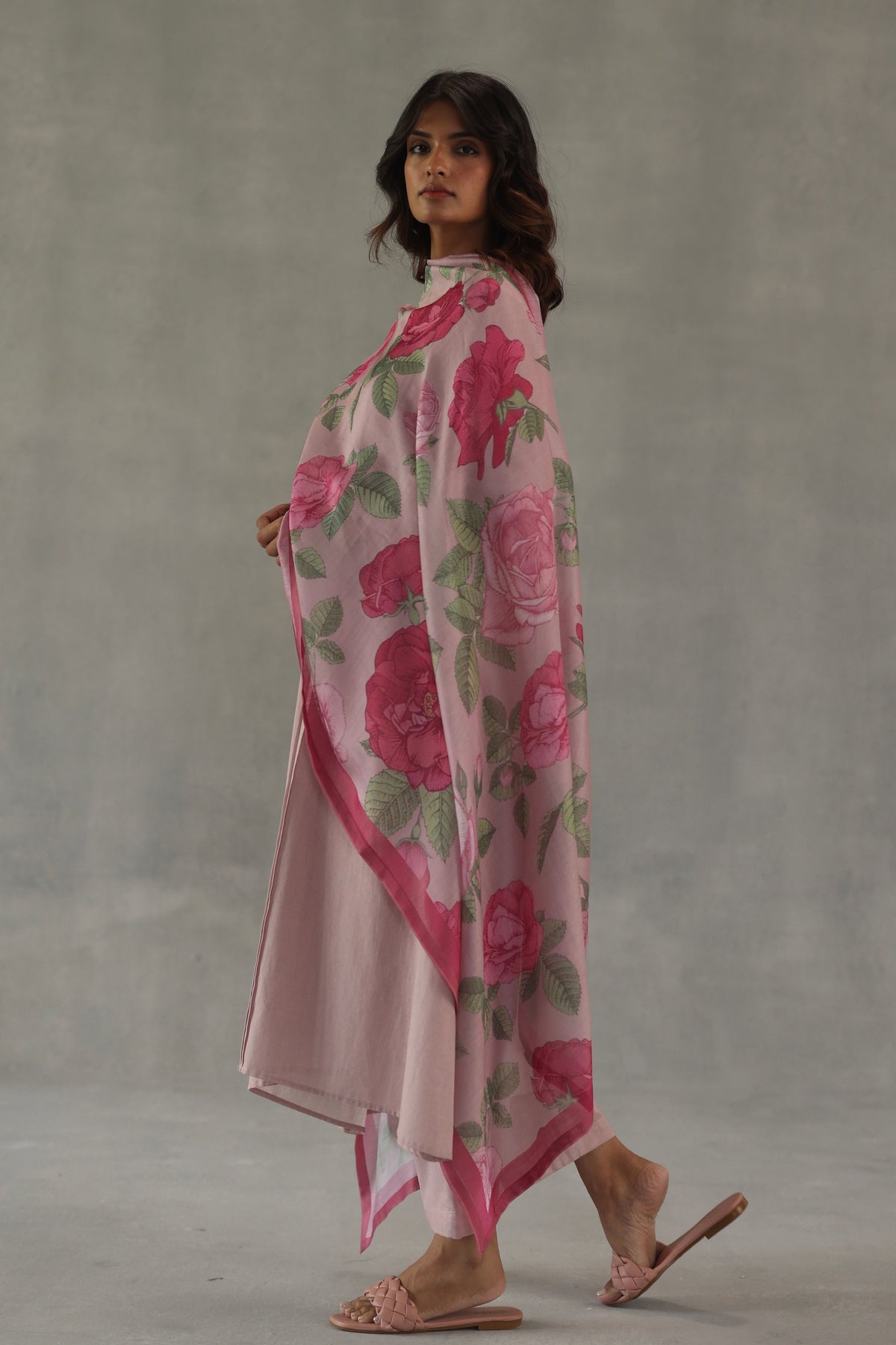 Pink Tuberose Kurta Set