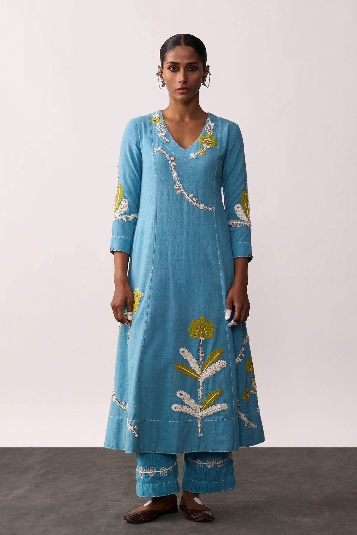 Sucheta Blue Kurta Set