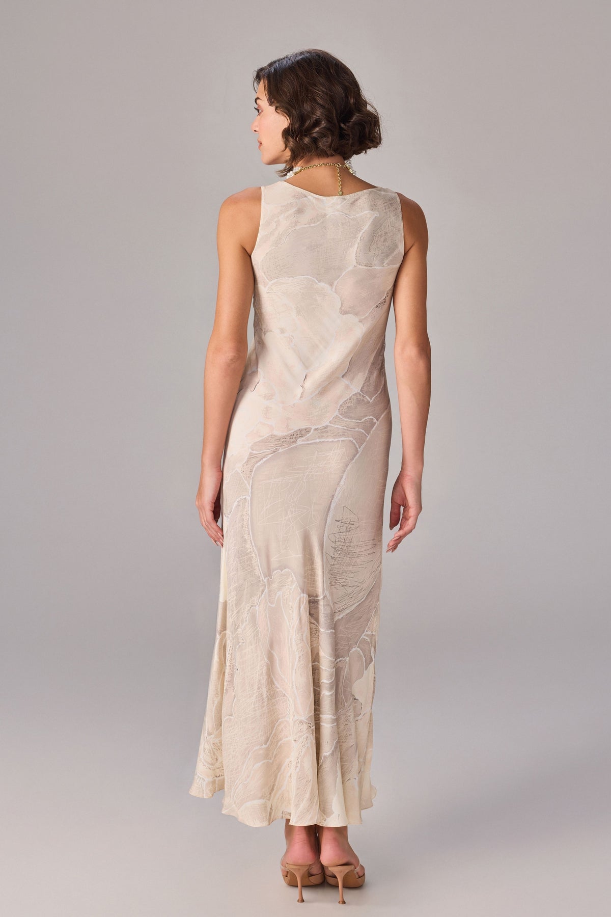 Dull Scratch Flower Giana Dress