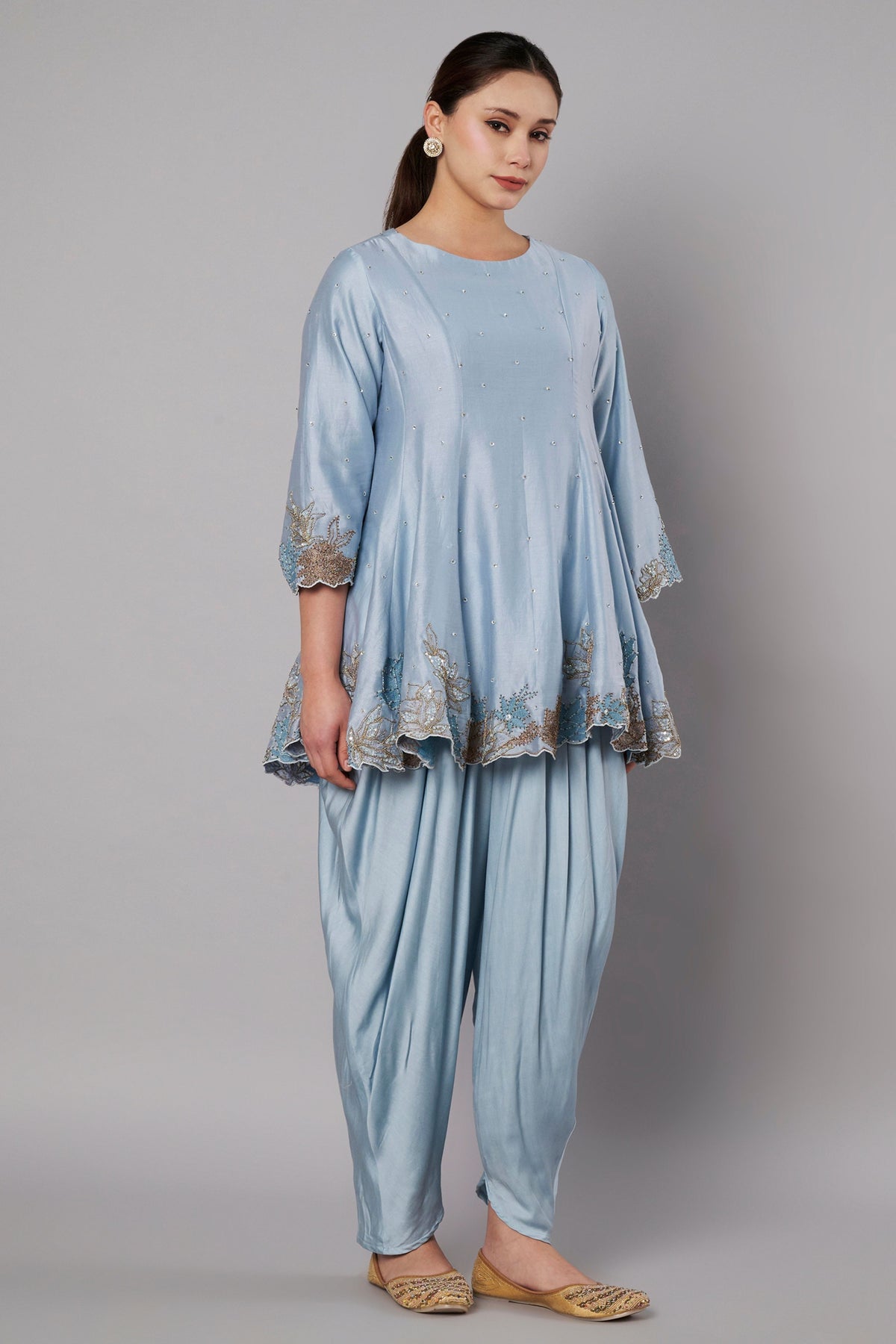 Meadow Short Dhoti Set