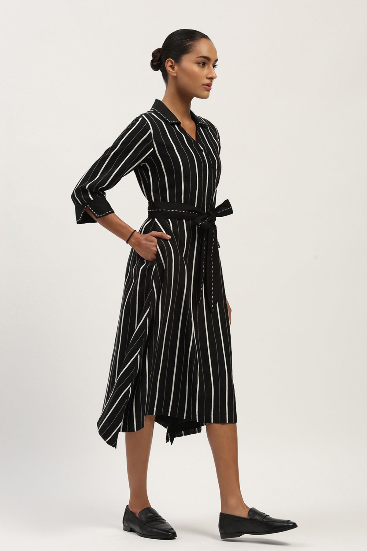 Tape Stripe Dress