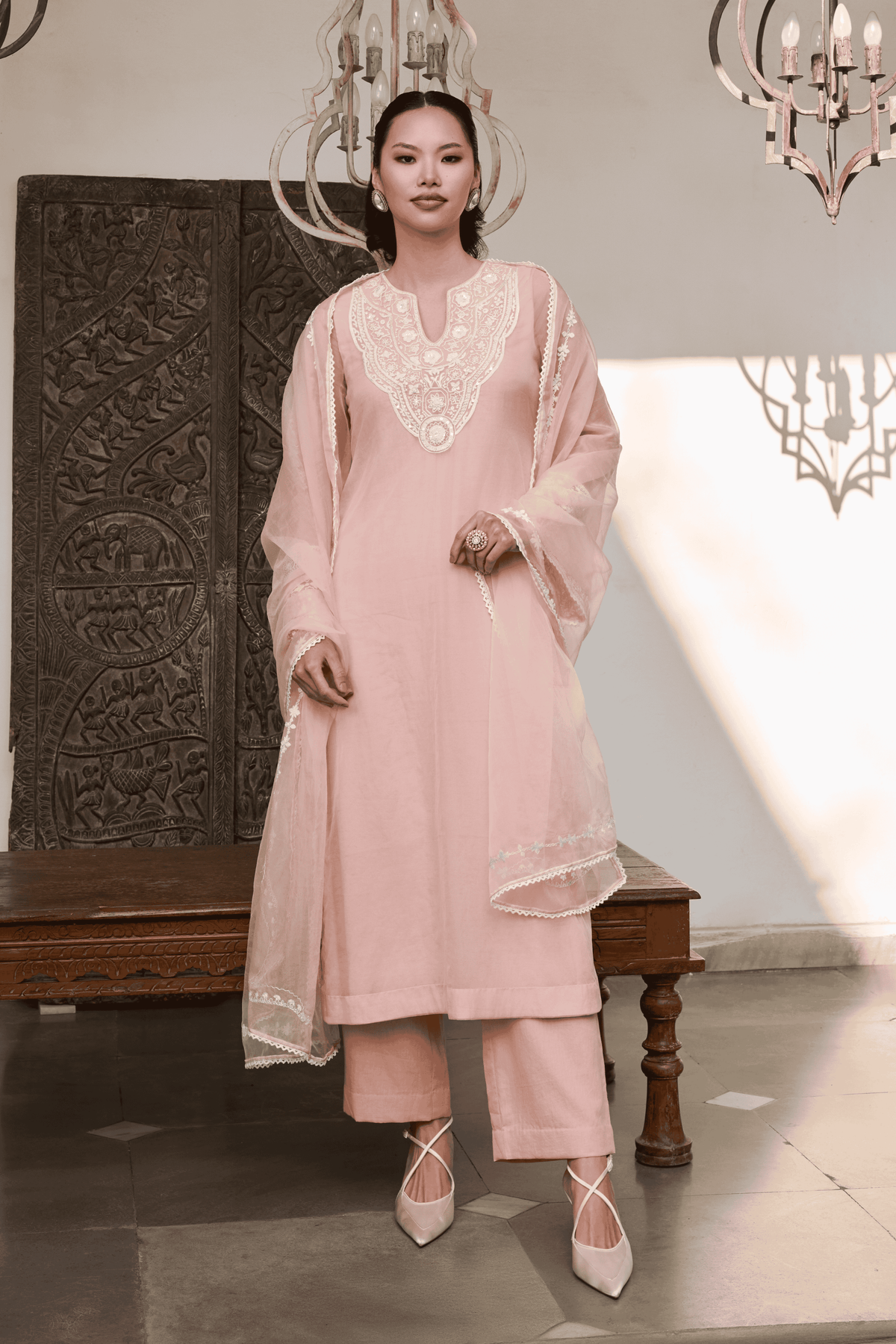 Pink Kurta Set