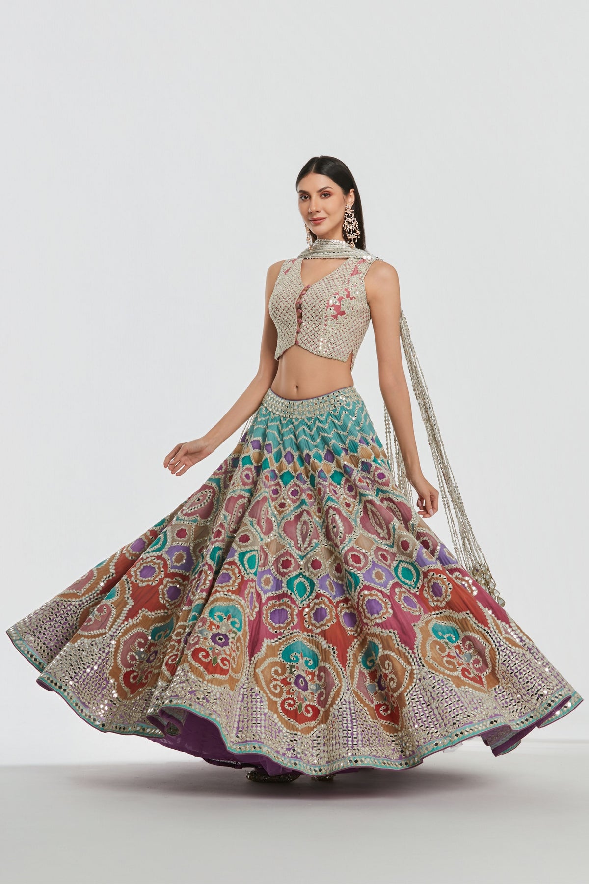 Gulshan Multicolor Lehenga Set