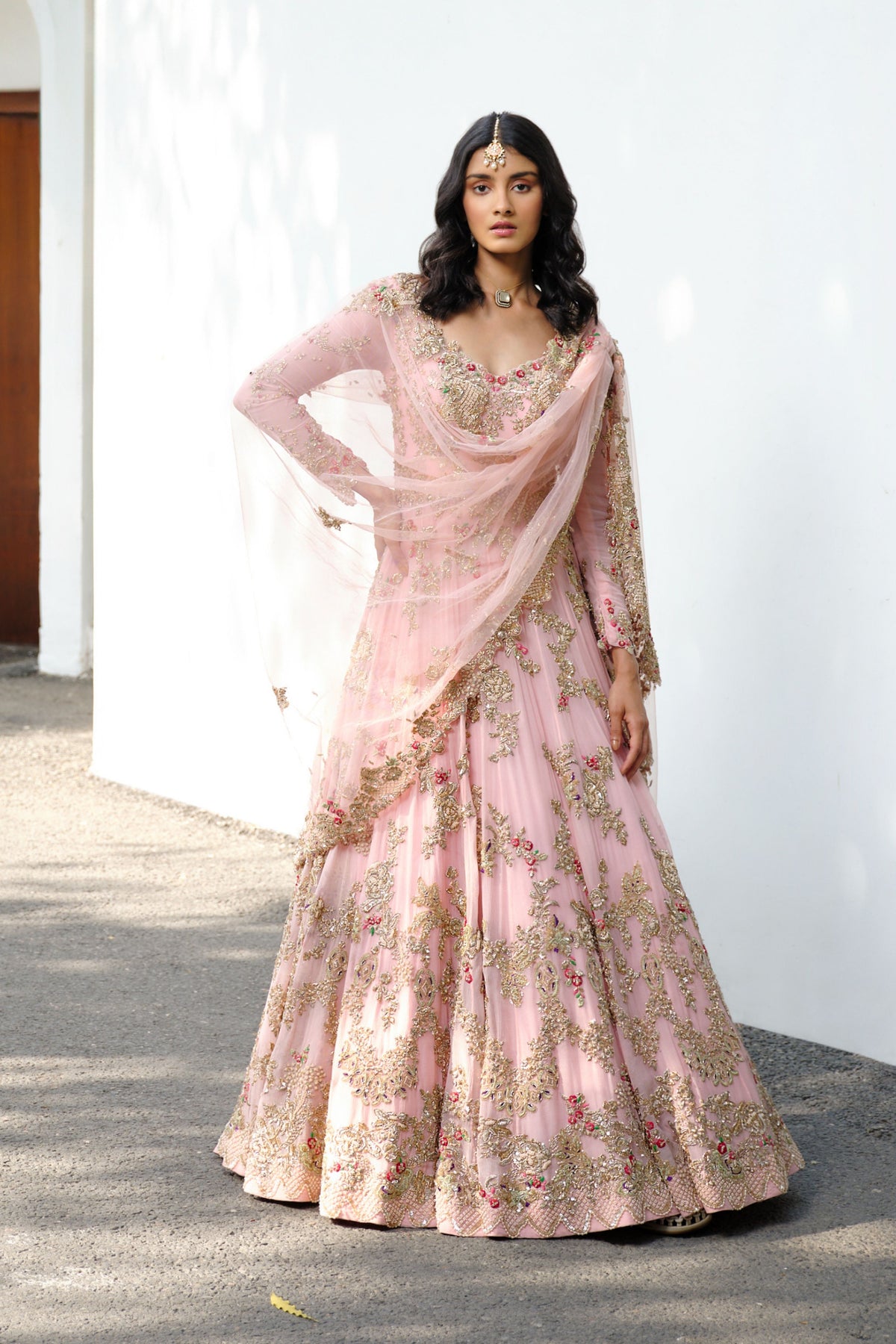 Miriam Bridal Chiffon Anarkali Set