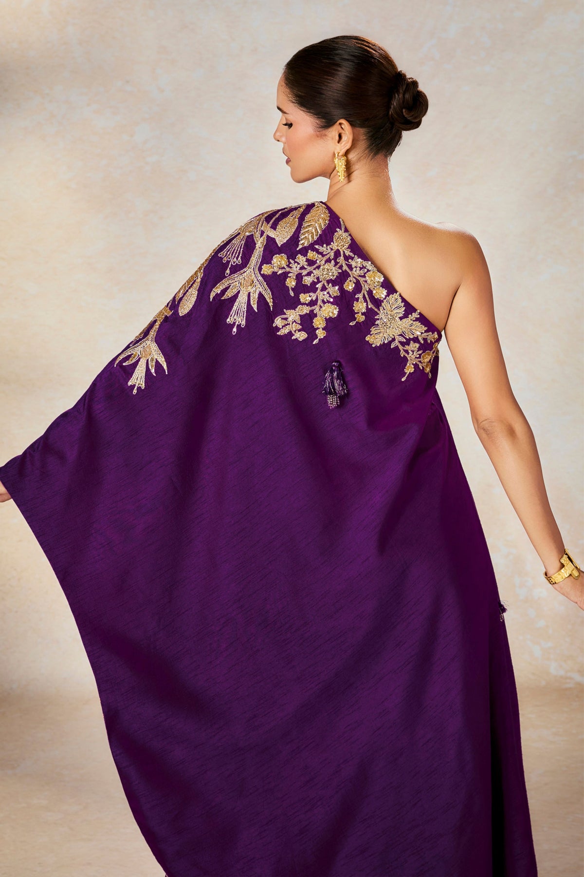 Jamun One Shoulder Set