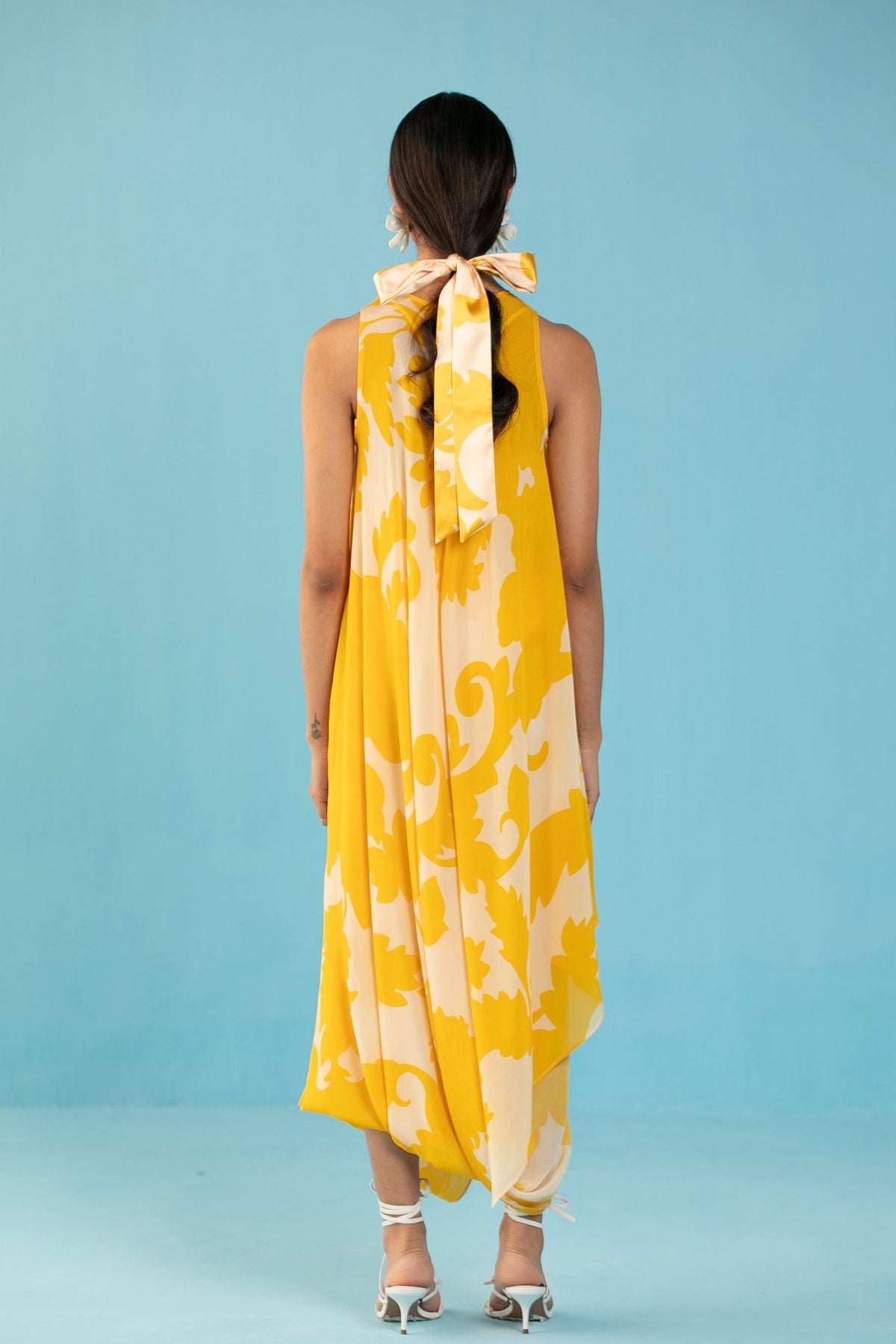 Yellow Kaftan Dress