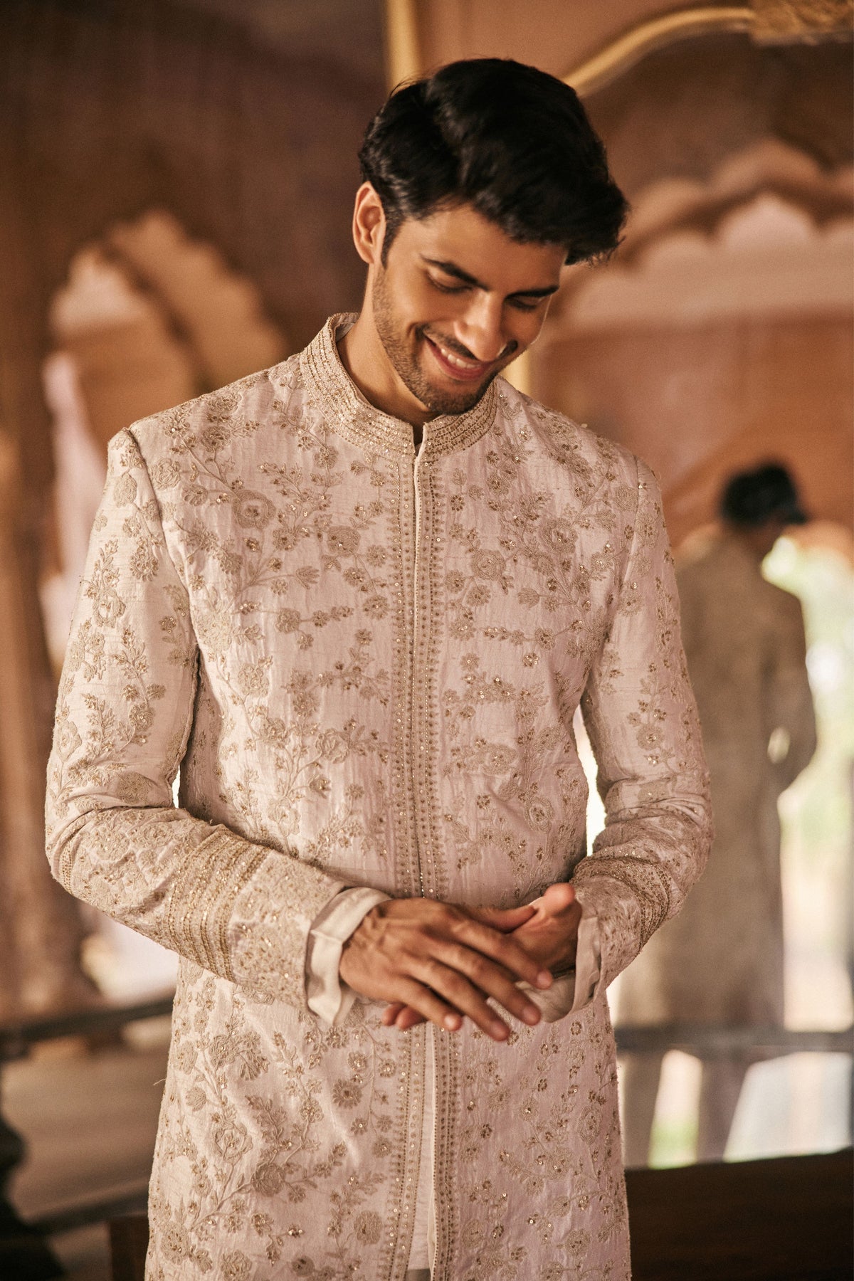 Ivory Sherwani Set