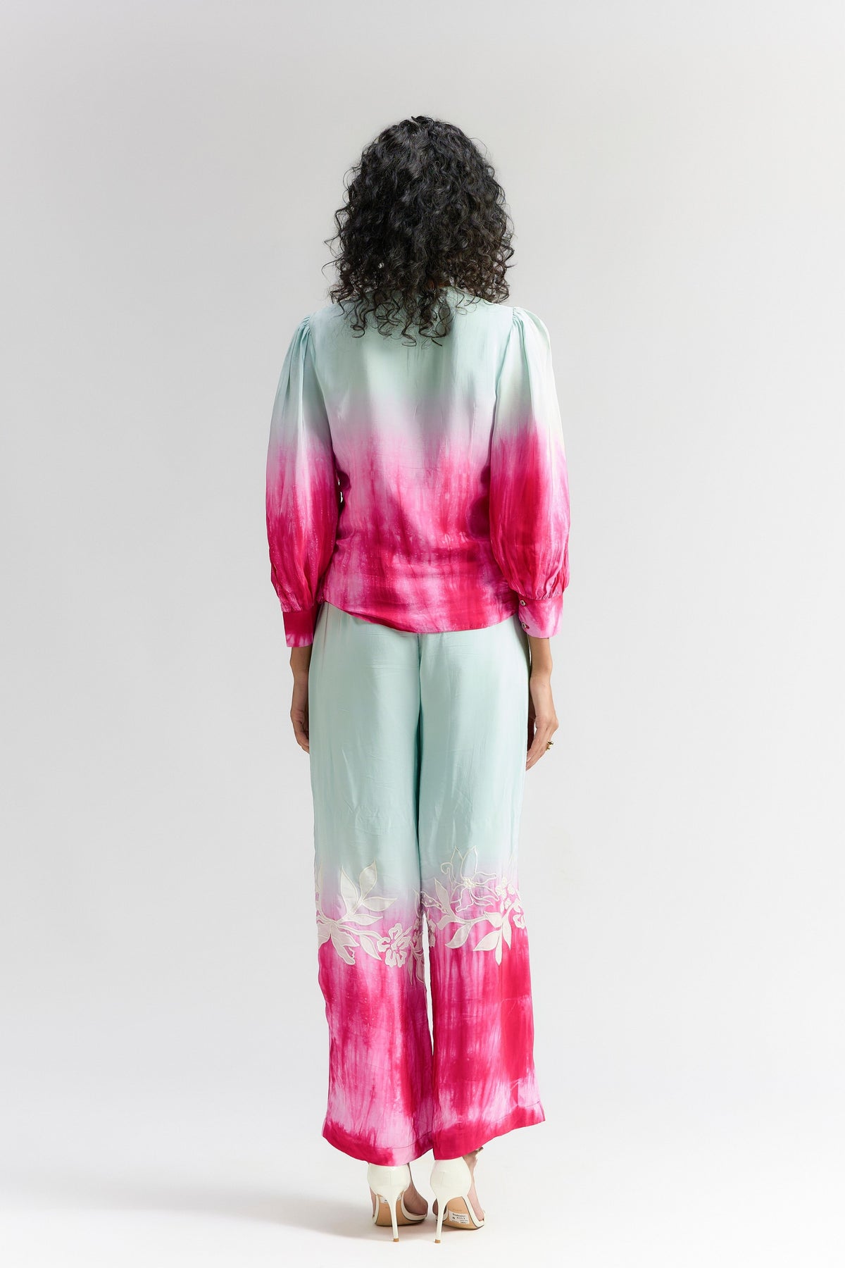 Ombre Embroidered Co-ord Set