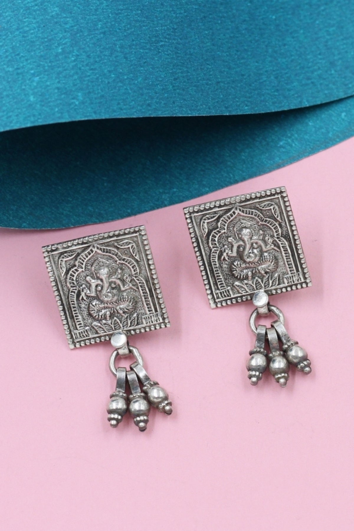 Ornate Silver Earrings