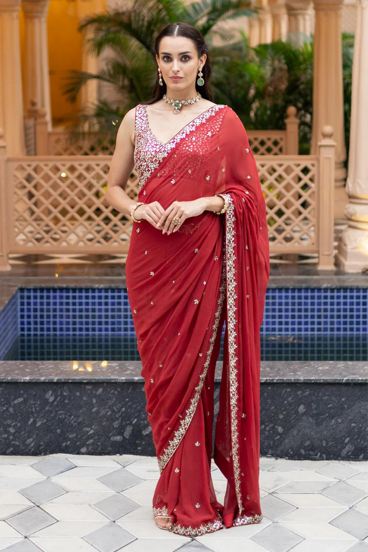 Gajjri Saree Set