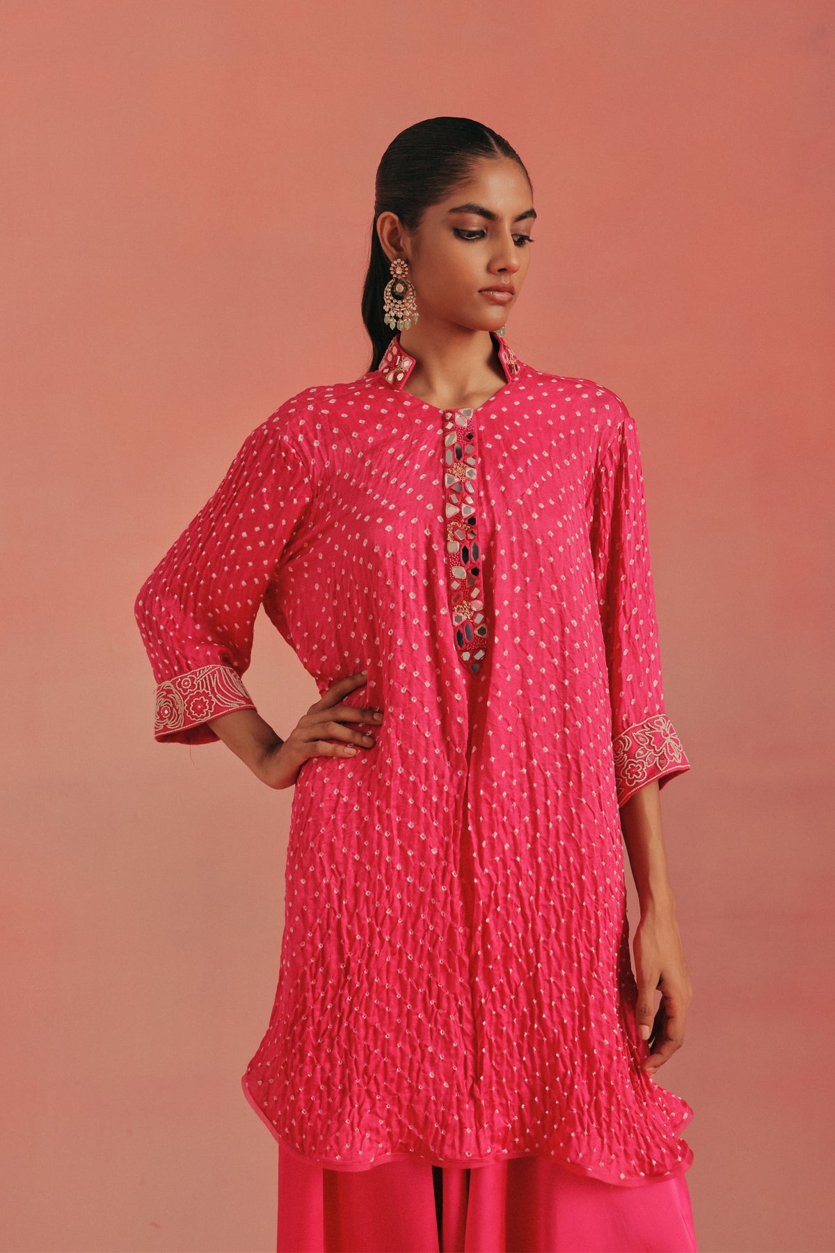 Hi Low Kurta Shirt Set