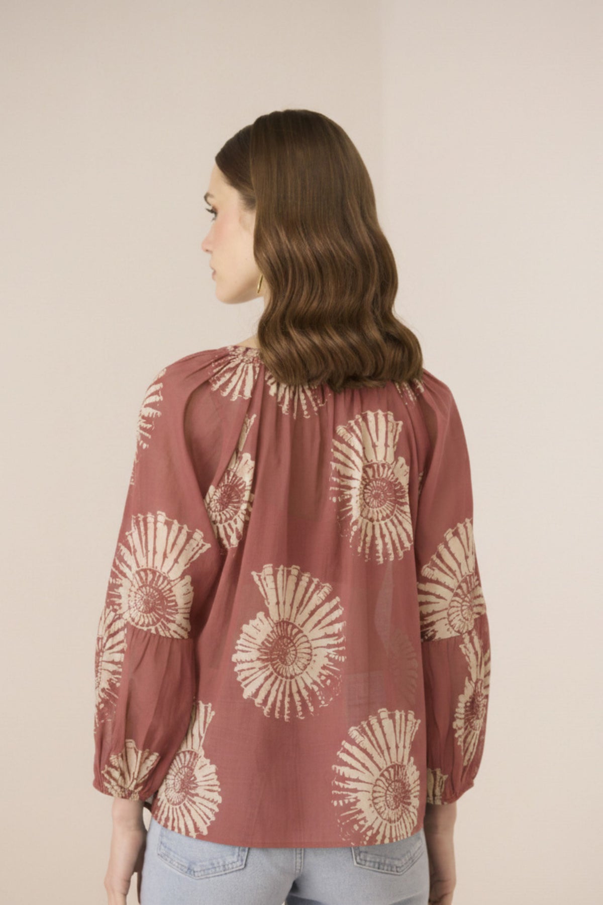 Chelsea Nautilus Rose Top