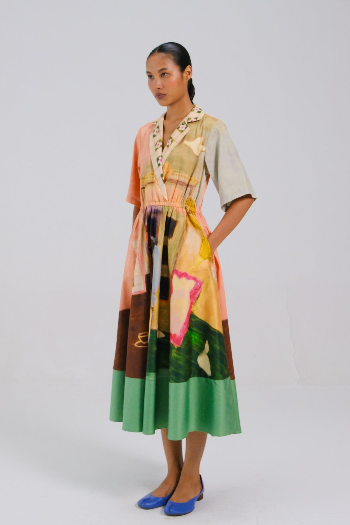 Printblock Dress