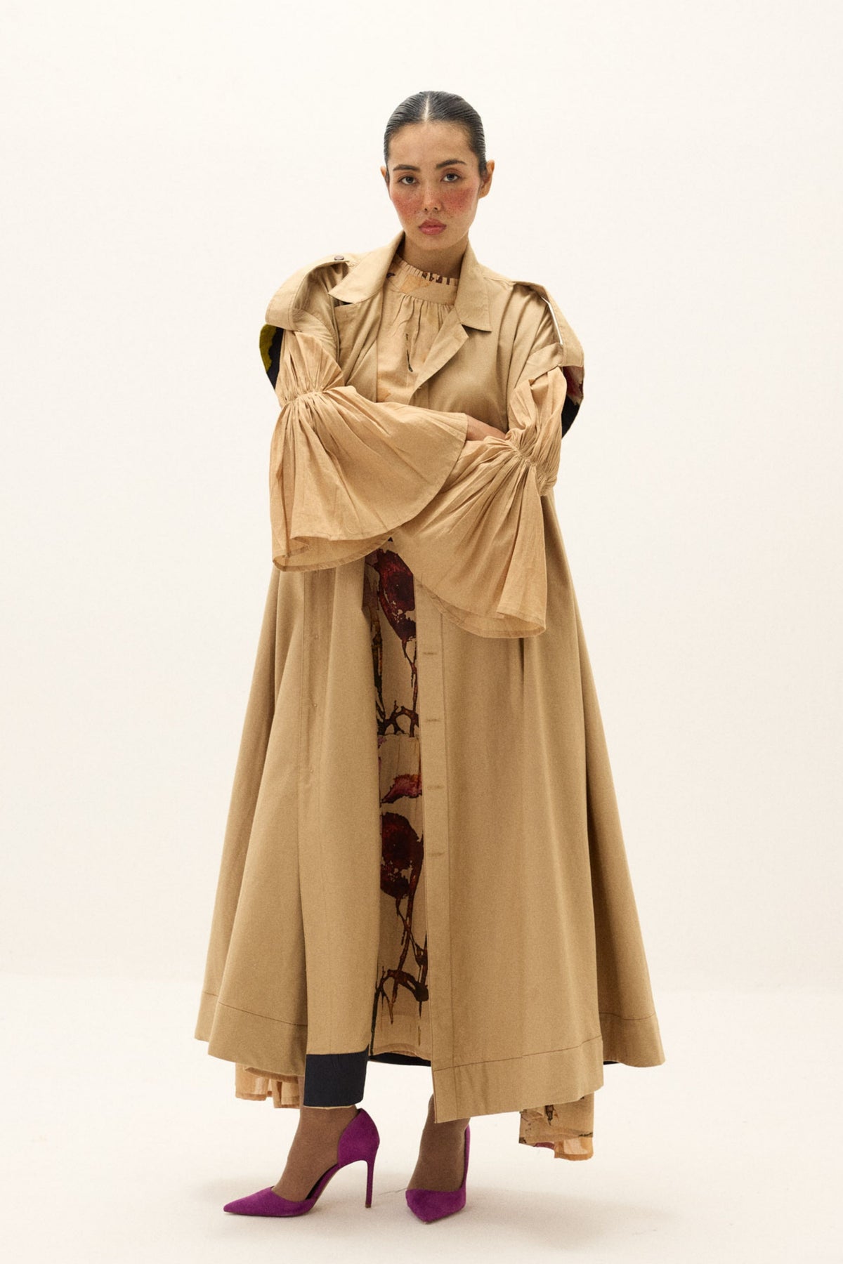 Chestnut Trench Coat