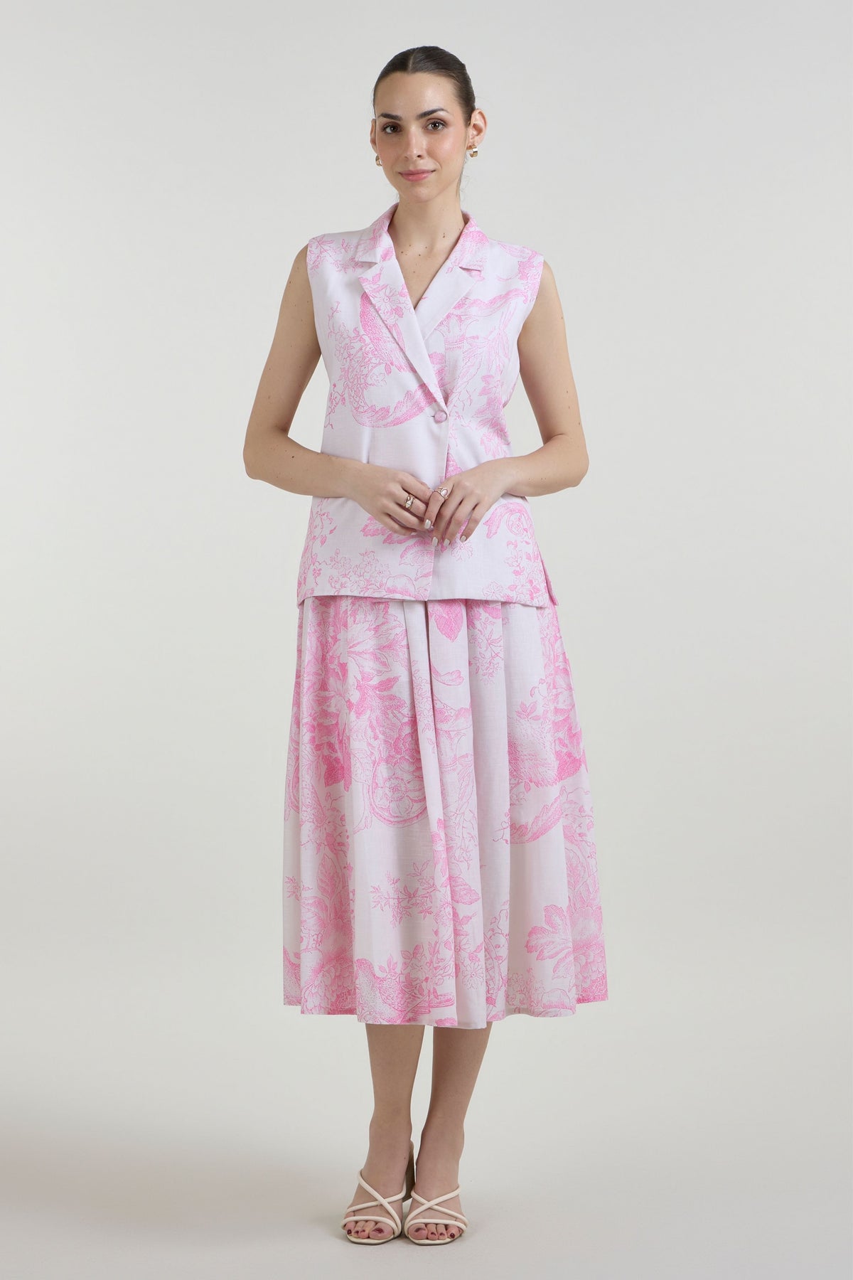 Rosia Blazer Skirt Set