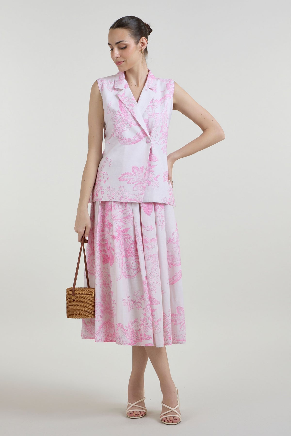 Rosia Blazer Skirt Set