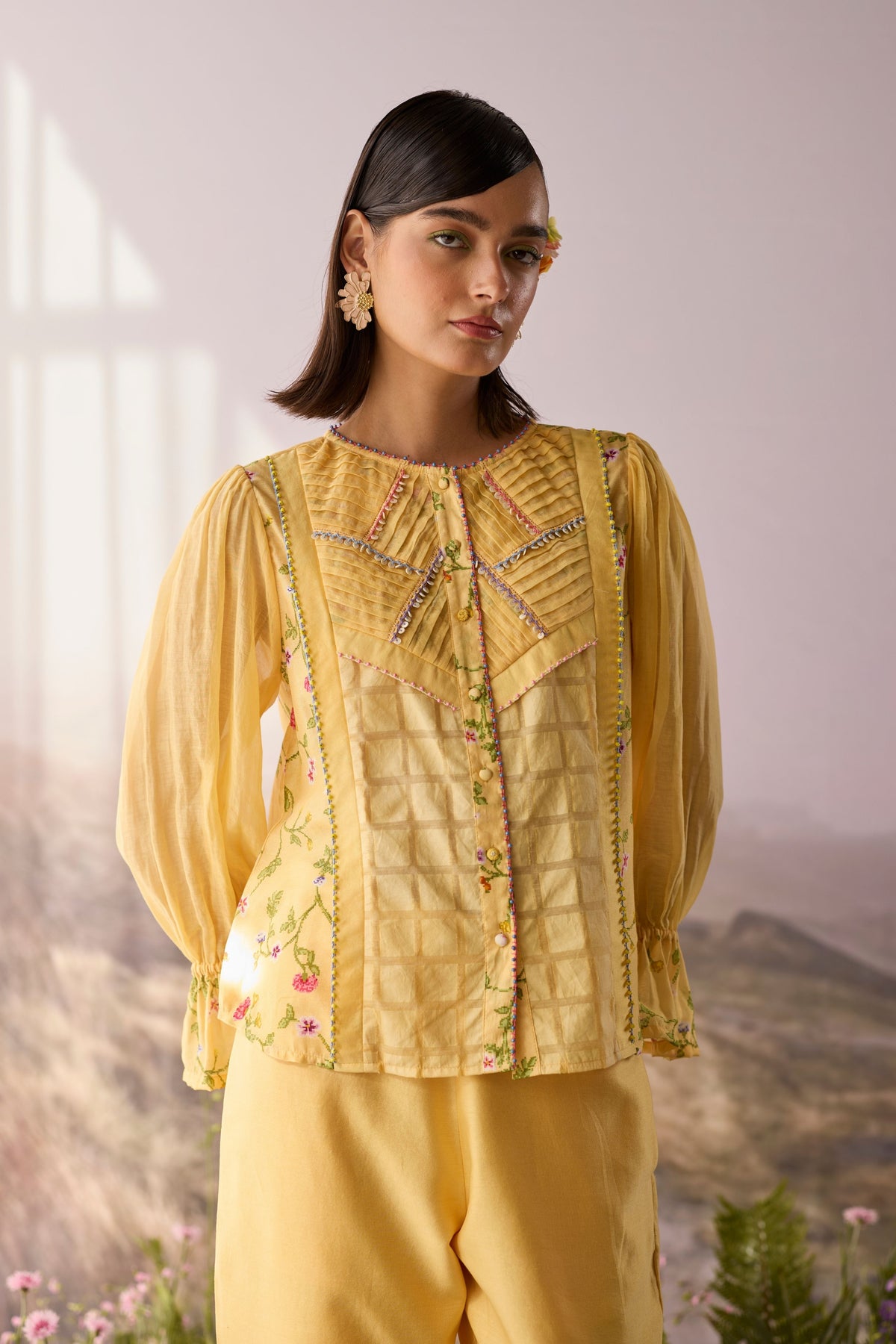 Sunray Pintuck Shirt