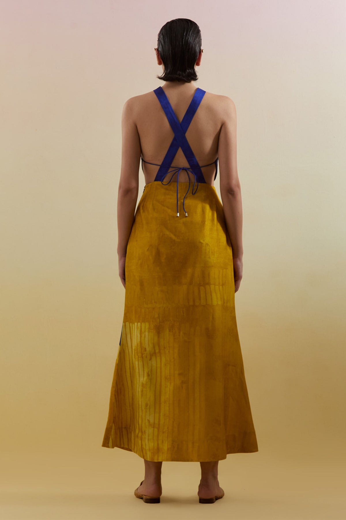 Omen Azure & Amber Dress