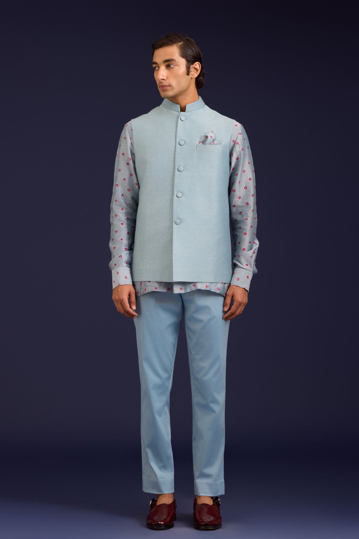 Light Blue Bundi Set