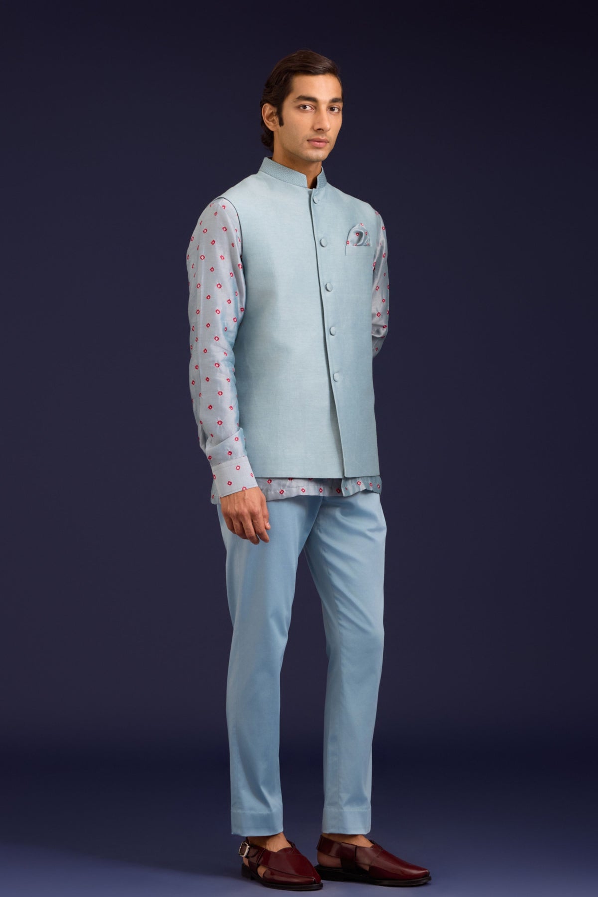 Light Blue Bundi Set