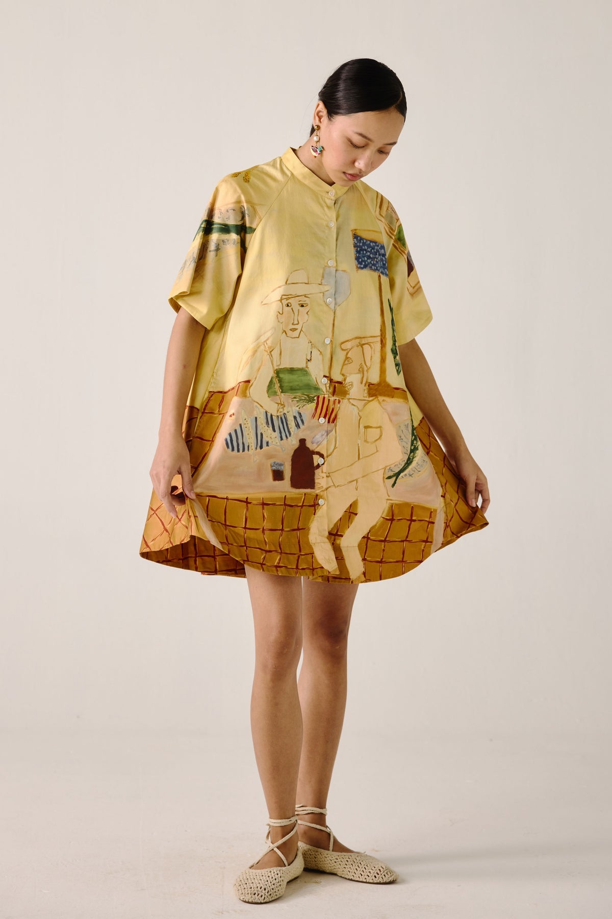 Fisherman A-line Dress