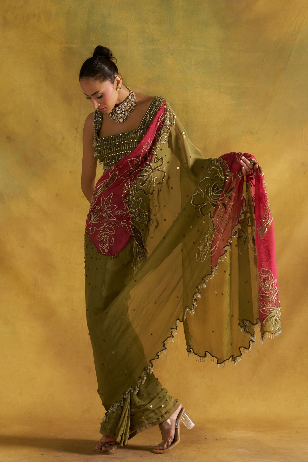 Janejaan Saree Set