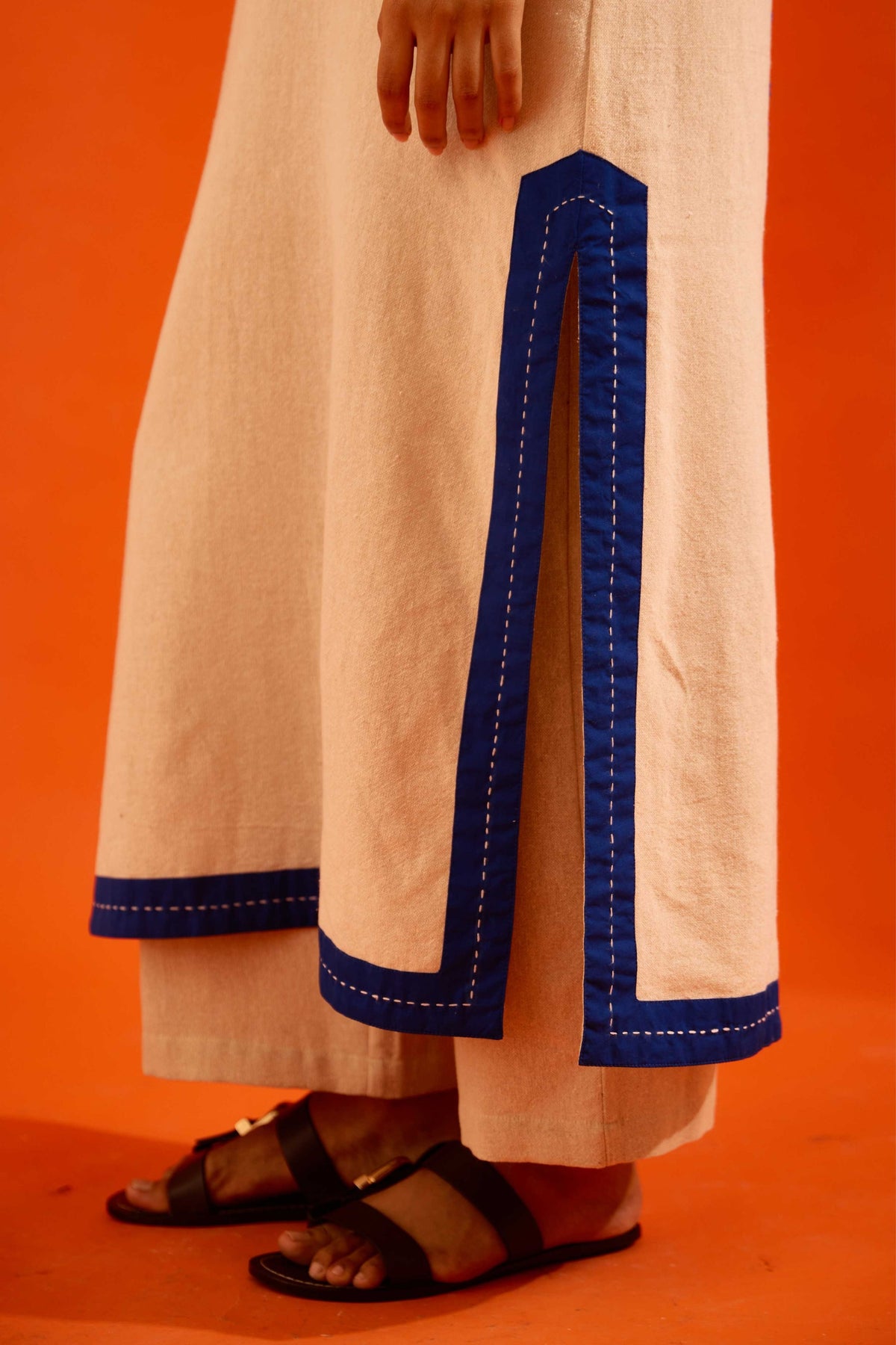 Natural Jute Kurta Set