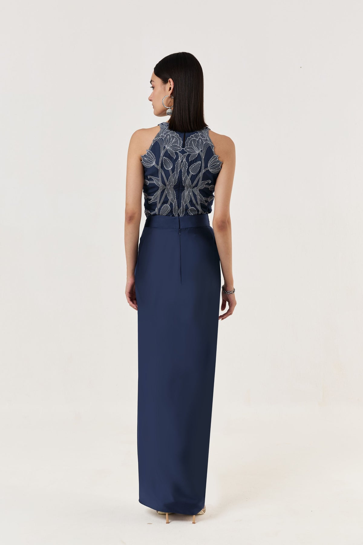 Wild Navy Tulip Top Set